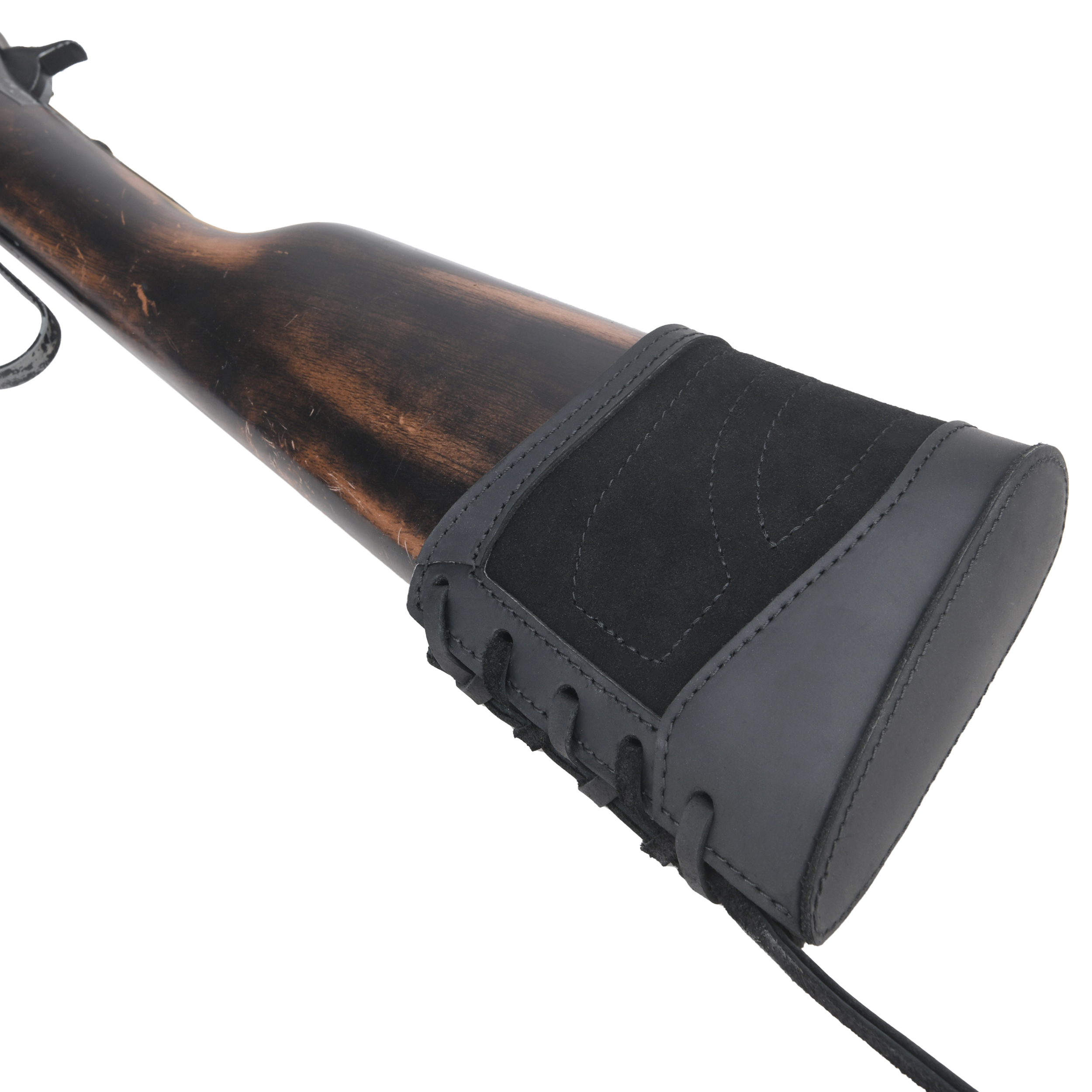 Slip On Recoil Pads for Rifles Shotguns, Adjustable Leather Gun Stock