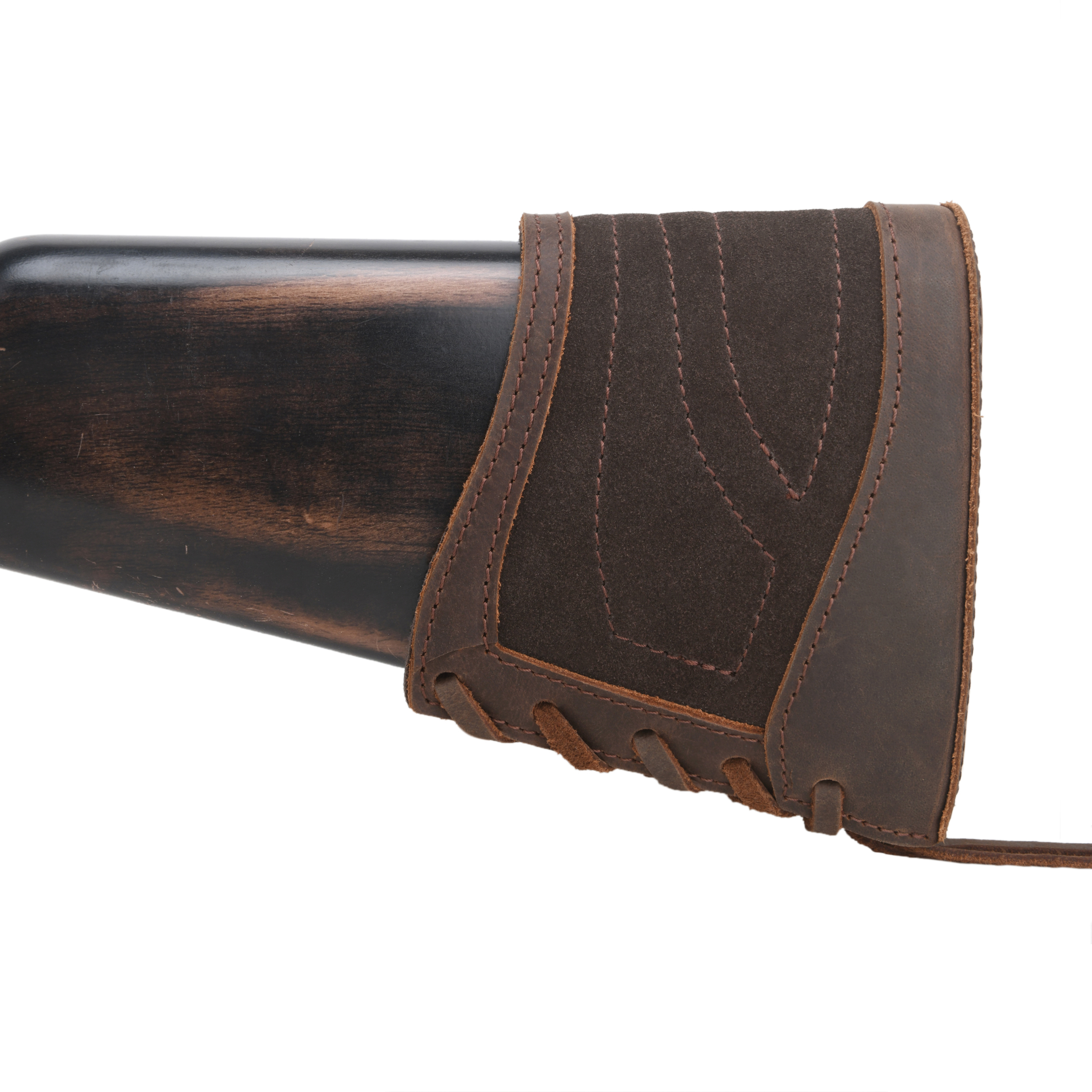 Slip On Recoil Pads for Rifles Shotguns, Adjustable Leather Gun Stock
