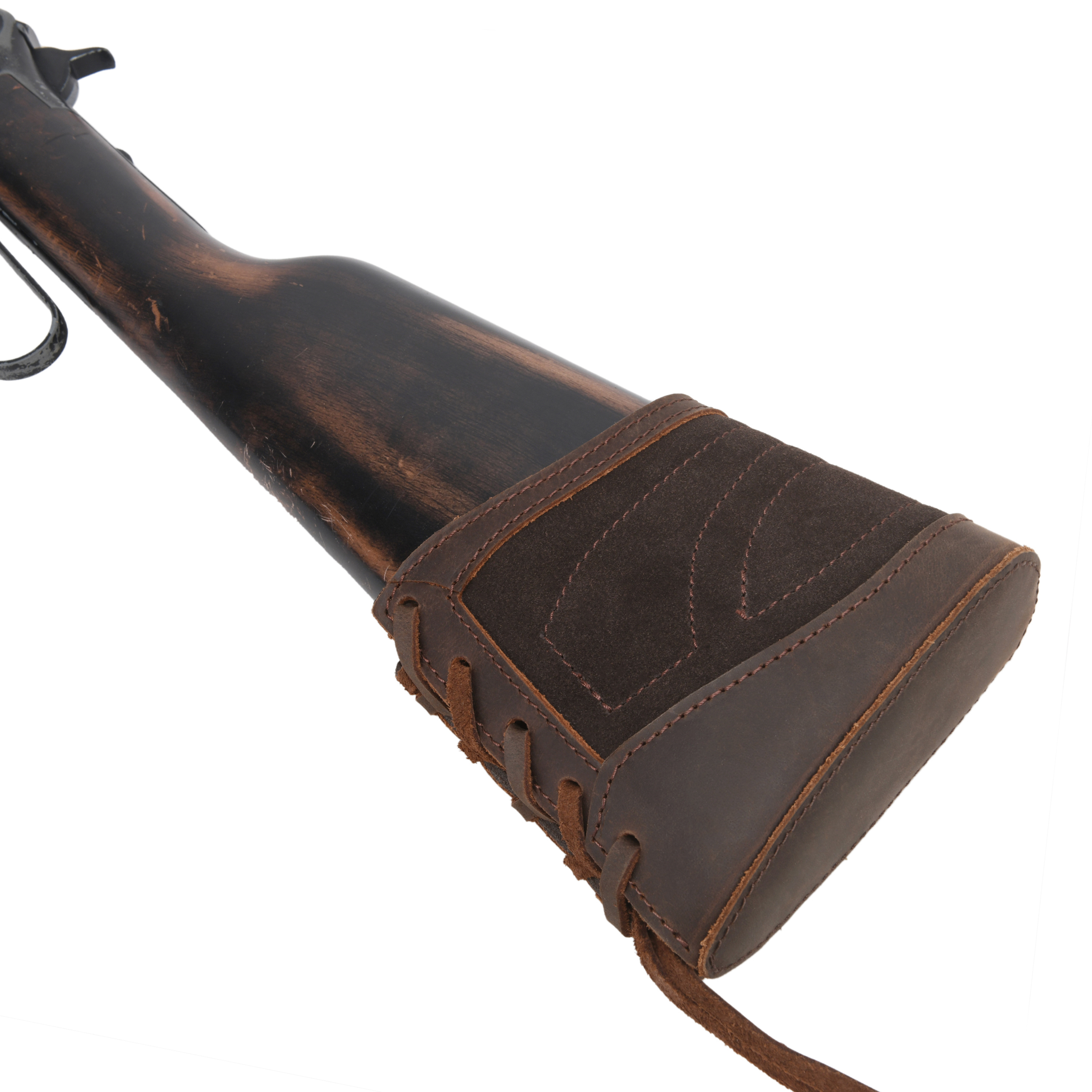 Slip On Recoil Pads for Rifles Shotguns, Adjustable Leather Gun Stock