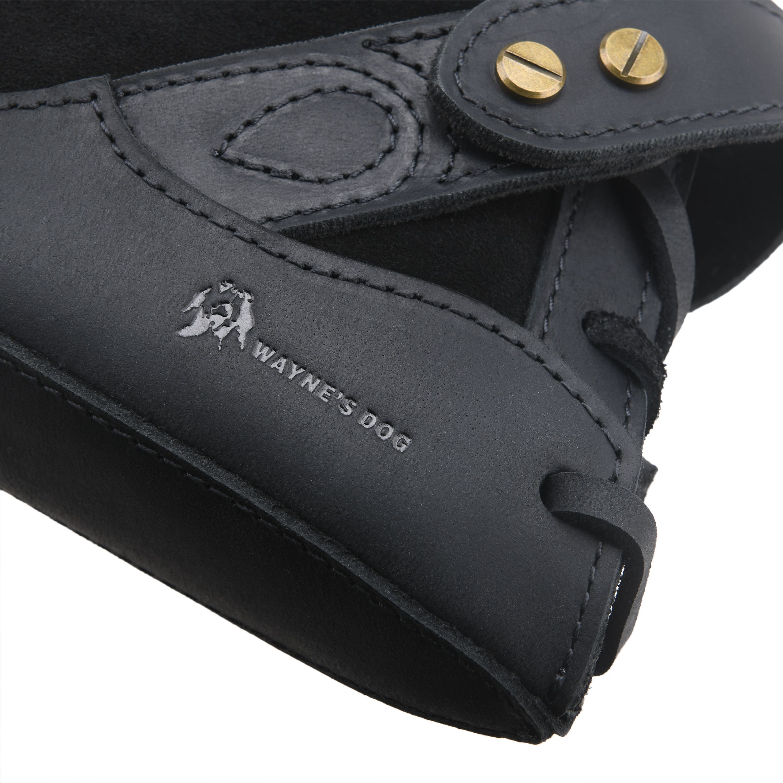 No Drill Soft Leather Rifle Recoil Pad and Shotgun Butt Stock Holster