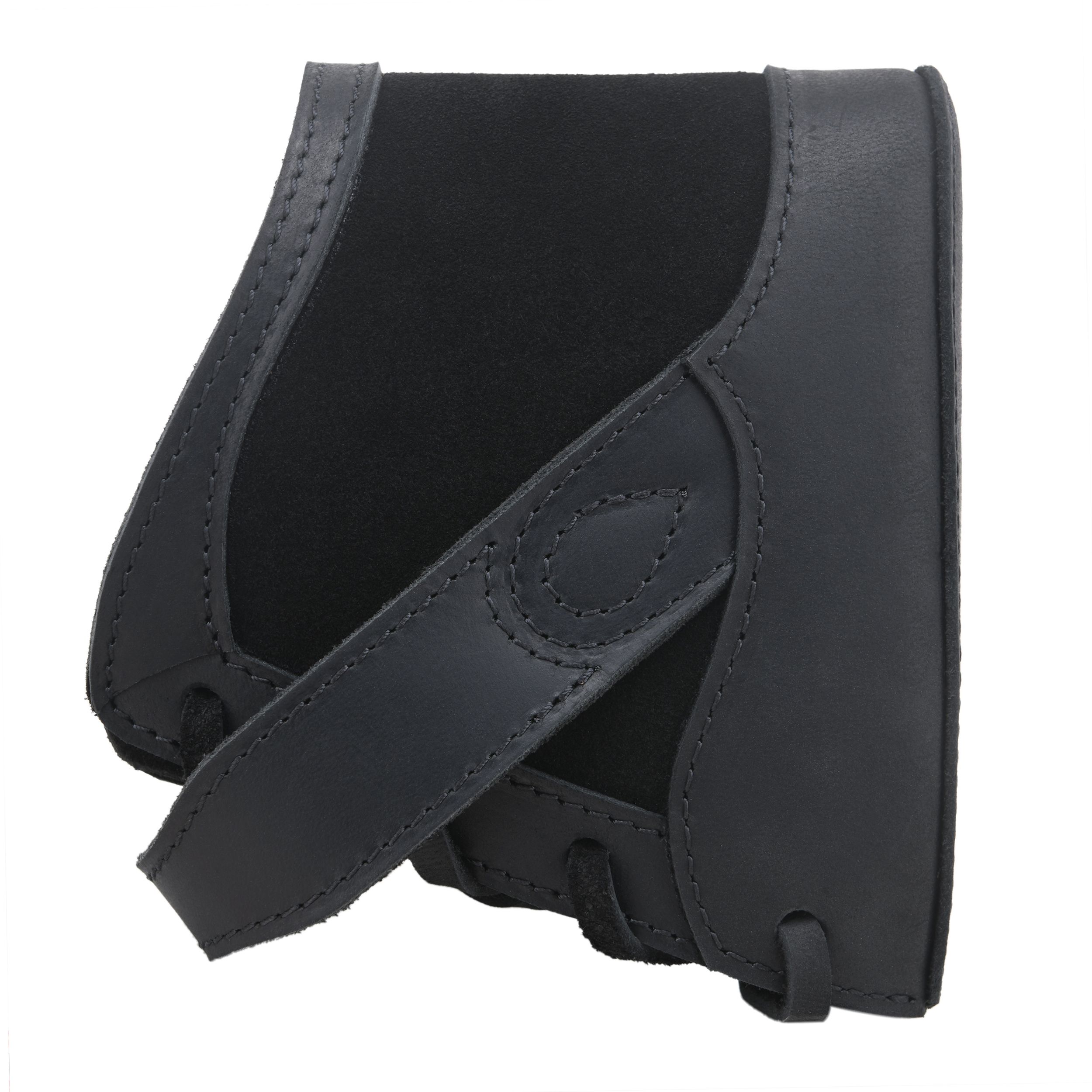 No Drill Soft Leather Rifle Recoil Pad and Shotgun Butt Stock Holster
