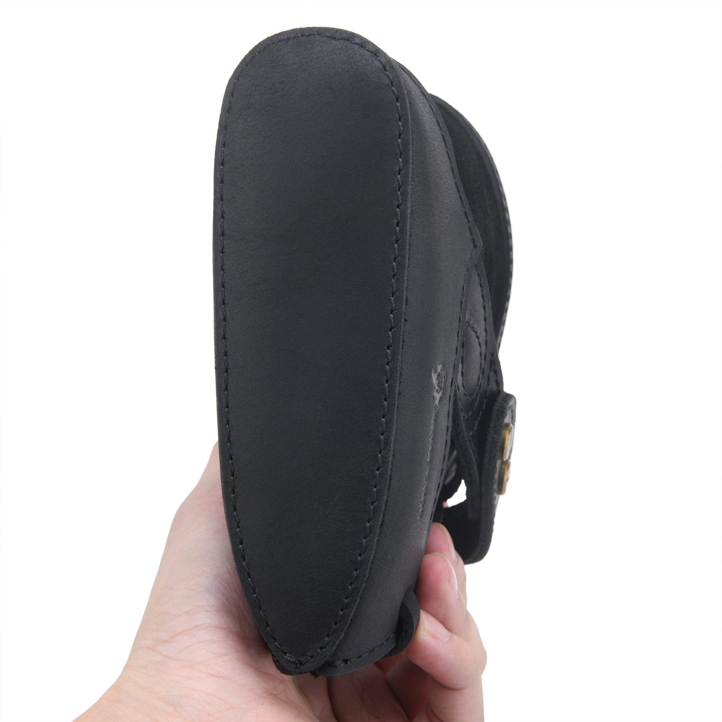 No Drill Soft Leather Rifle Recoil Pad and Shotgun Butt Stock Holster