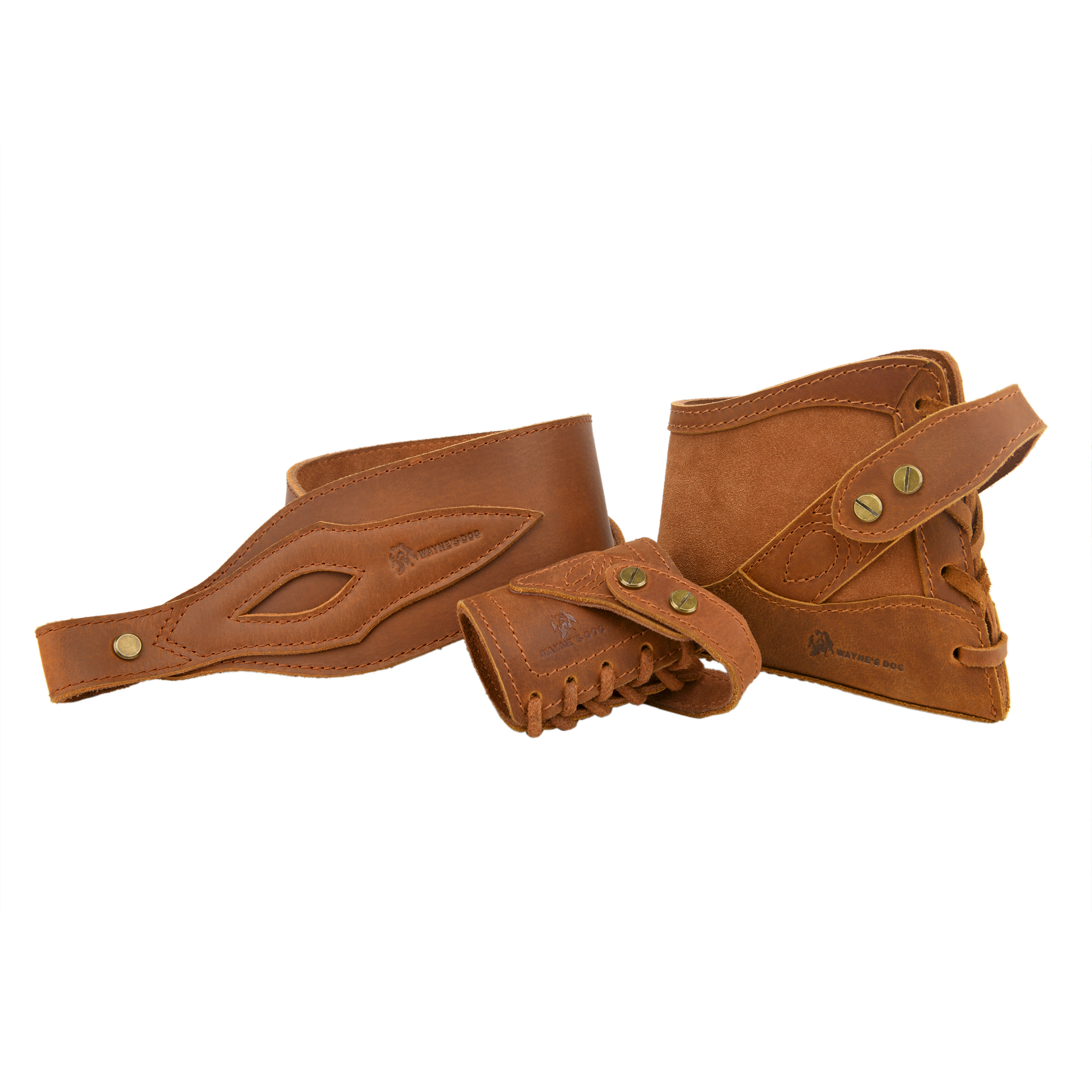 Drill-free Leather Rifle Recoil Pad, Gun Barrel Mount, Shoulder Straps