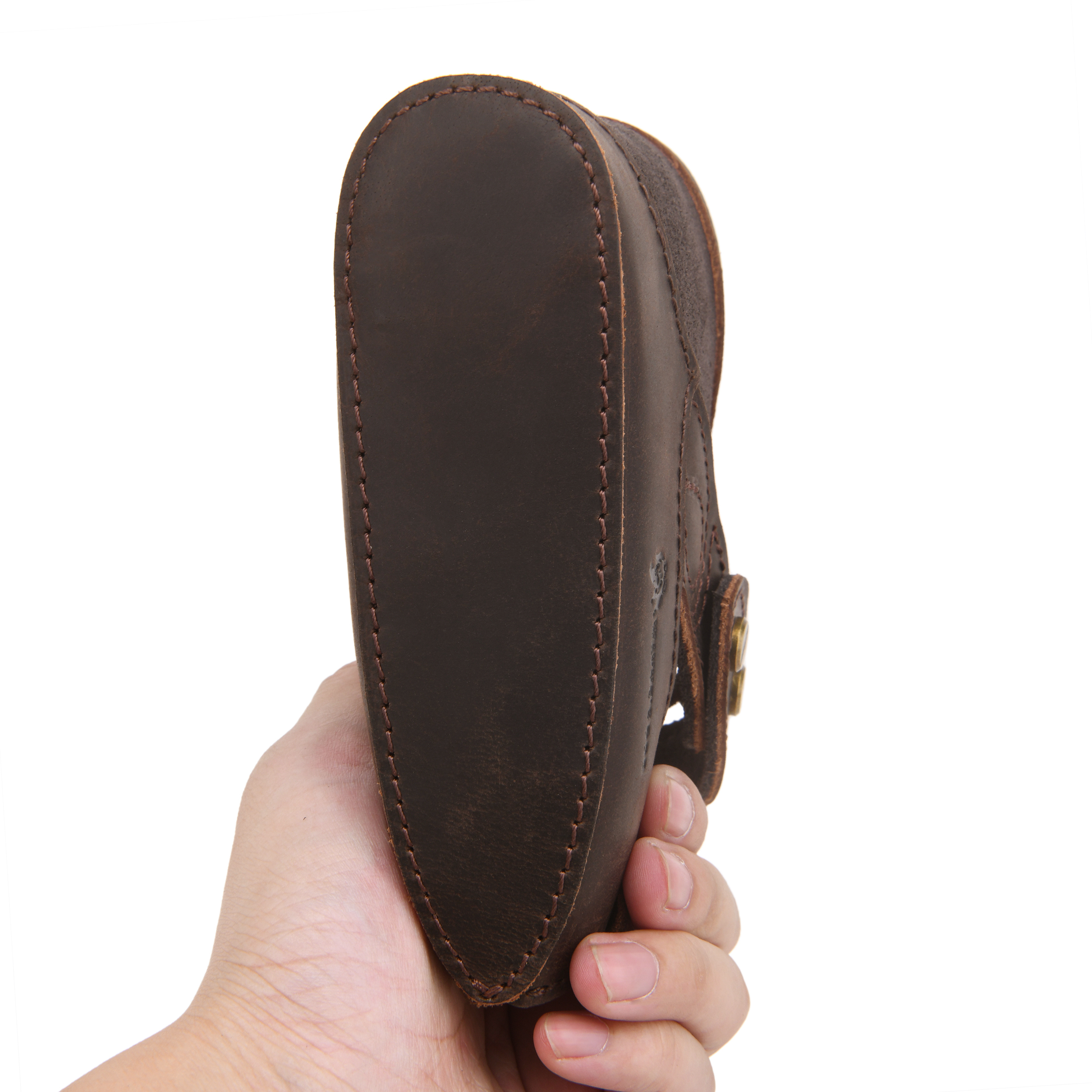 No Drill Soft Leather Rifle Recoil Pad and Shotgun Butt Stock Holster