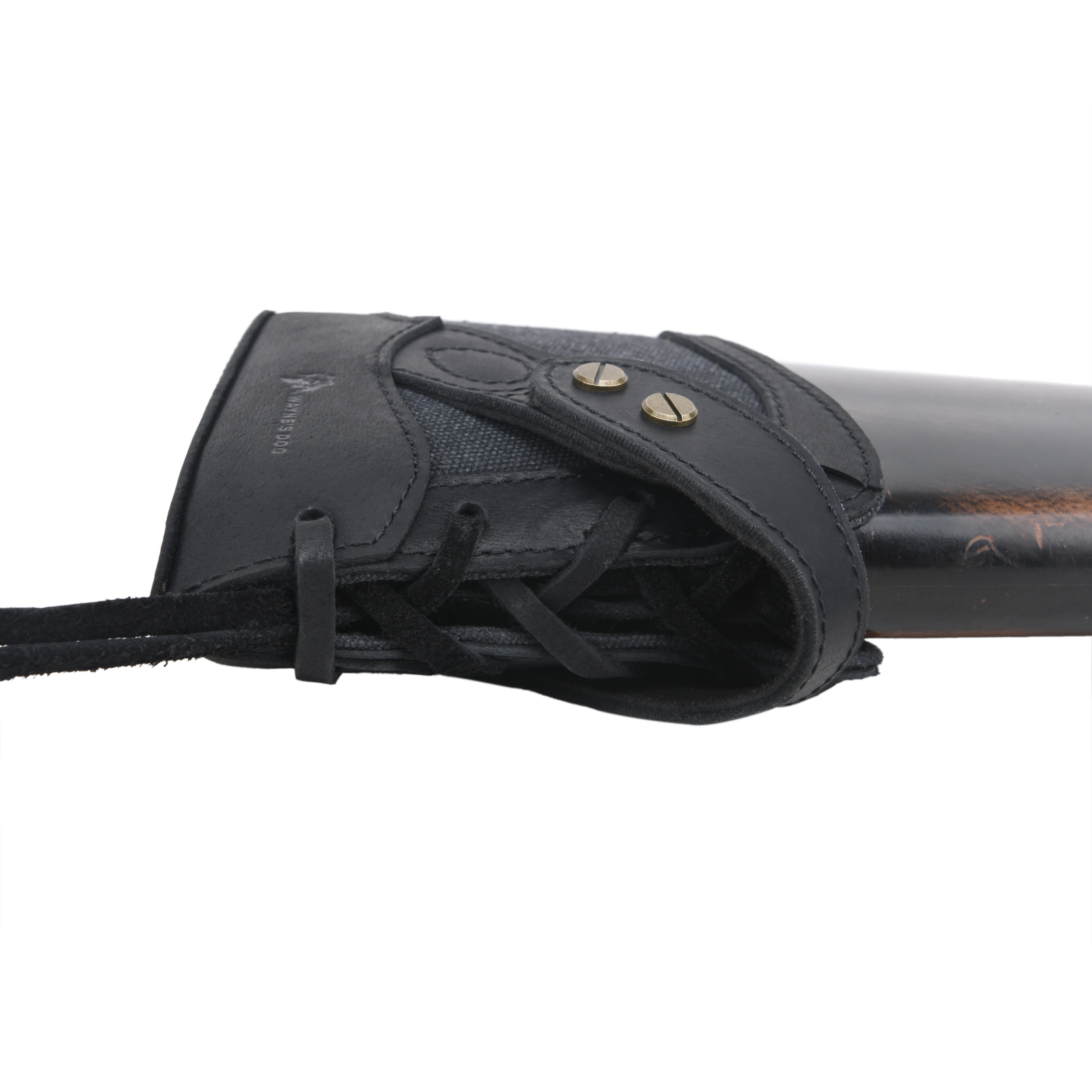 Canvas Leather Gun Buttstock Recoil Pad for Shotgun and Rifle No-Drill