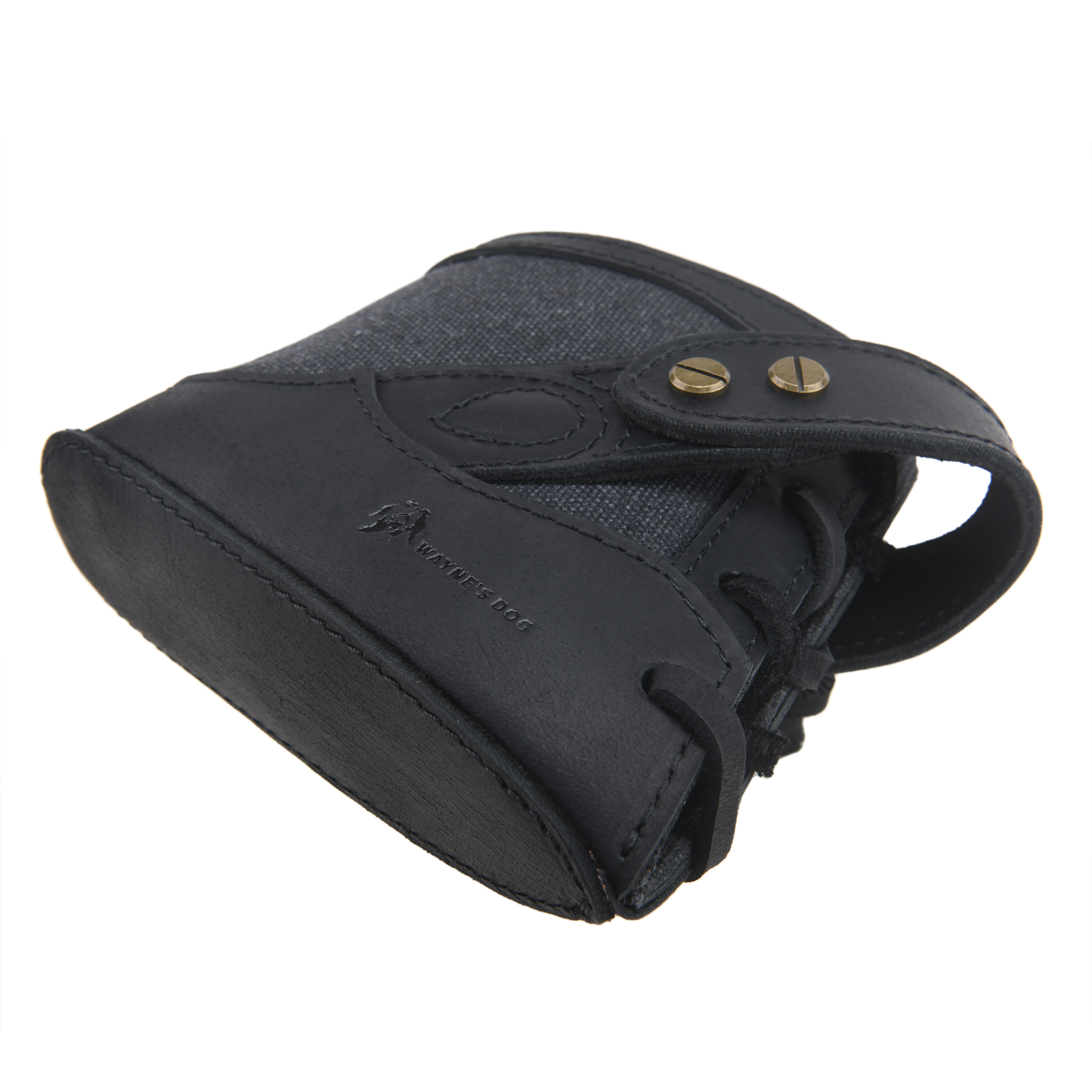 Canvas Leather Gun Buttstock Recoil Pad for Shotgun and Rifle No-Drill