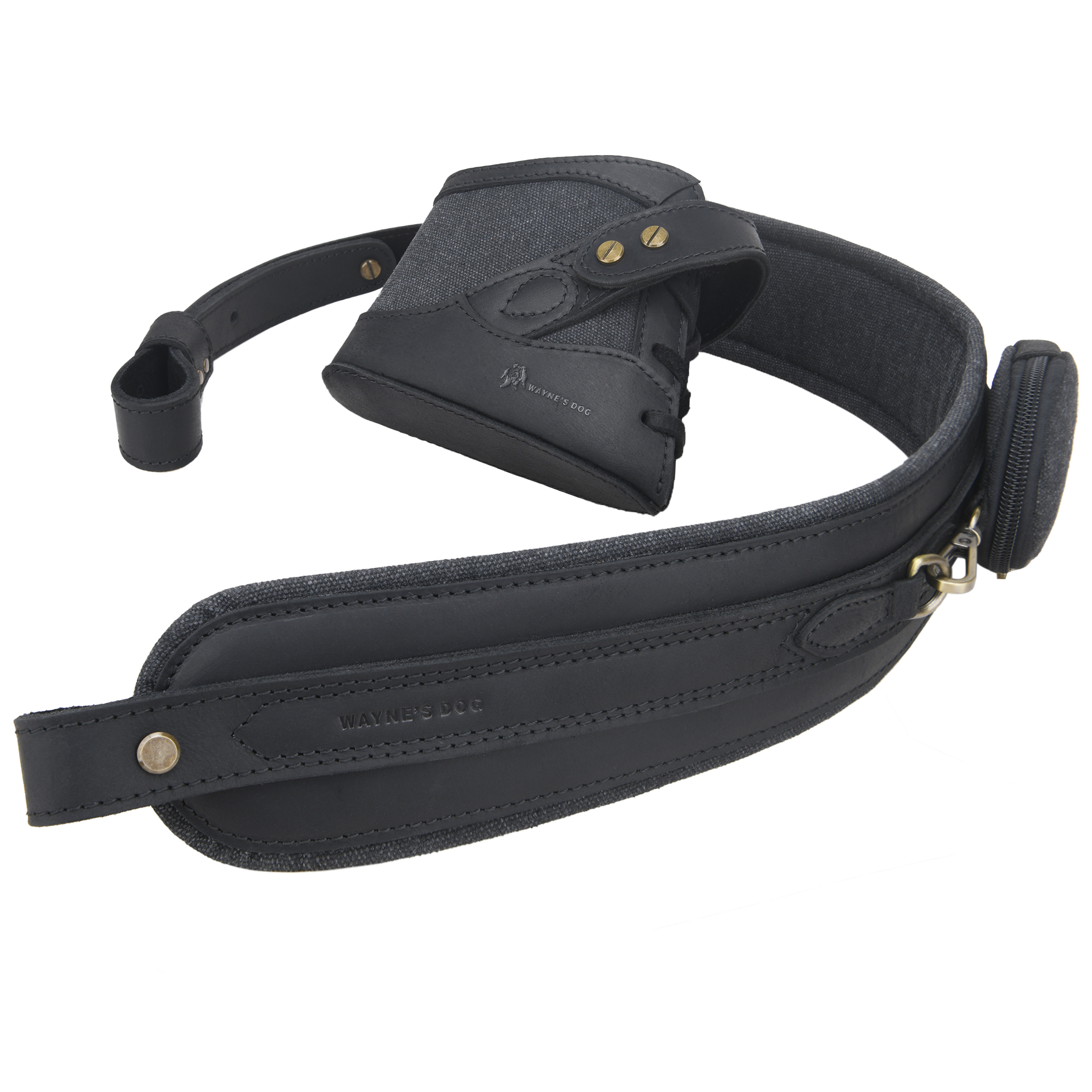 Vintage Canvas Leather Rifle Butt Recoil Pad, Gun Carry Sling Shoulder Strap Set