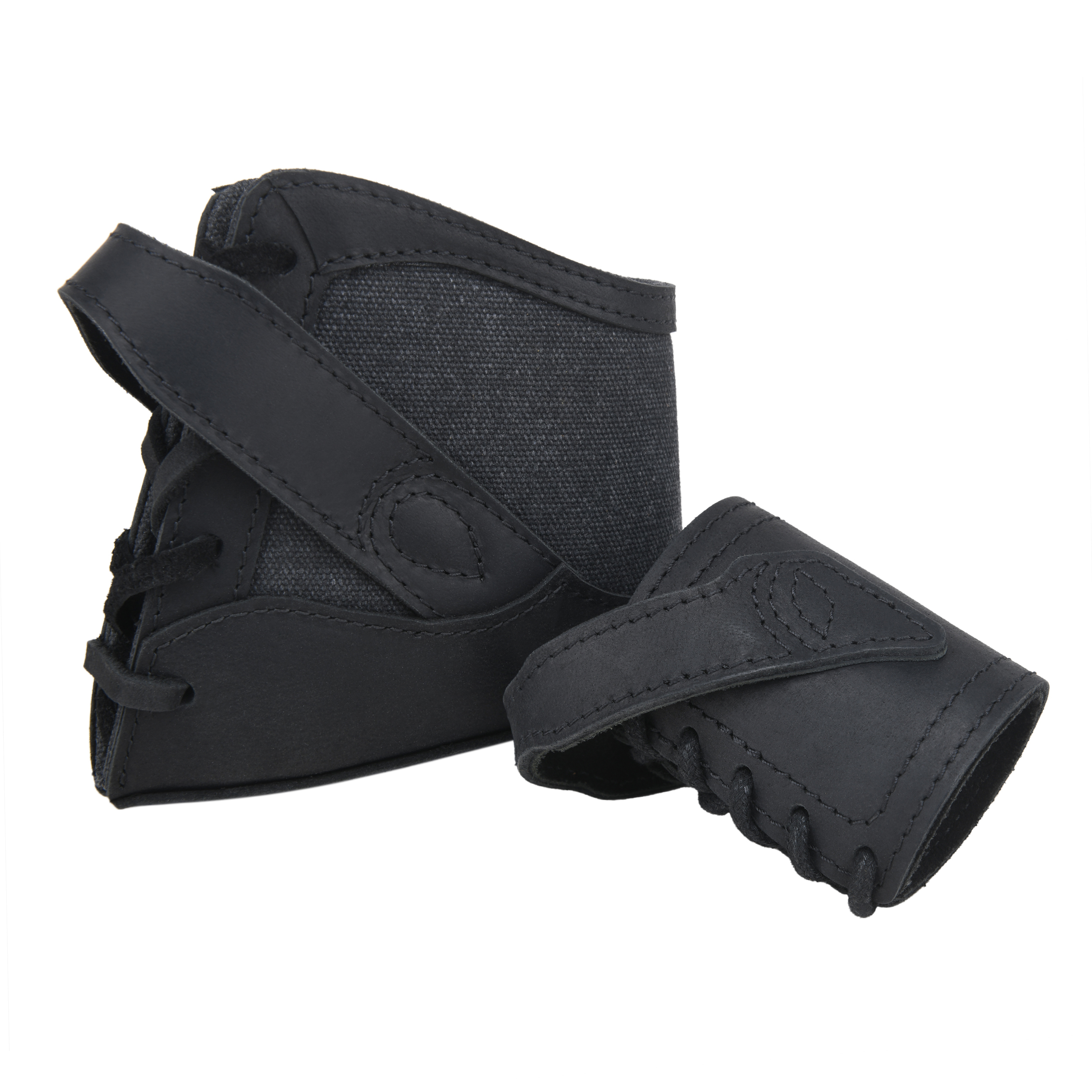 No Drill Suit Leather Rifle Recoil Pad Stock with Barrel Mount Cover