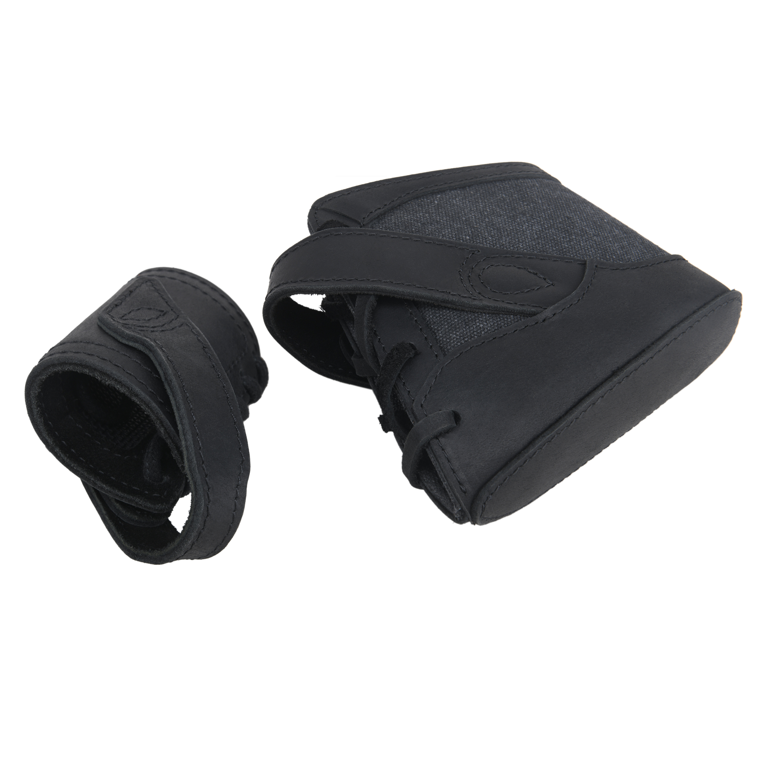 No Drill Suit Leather Rifle Recoil Pad Stock with Barrel Mount Cover