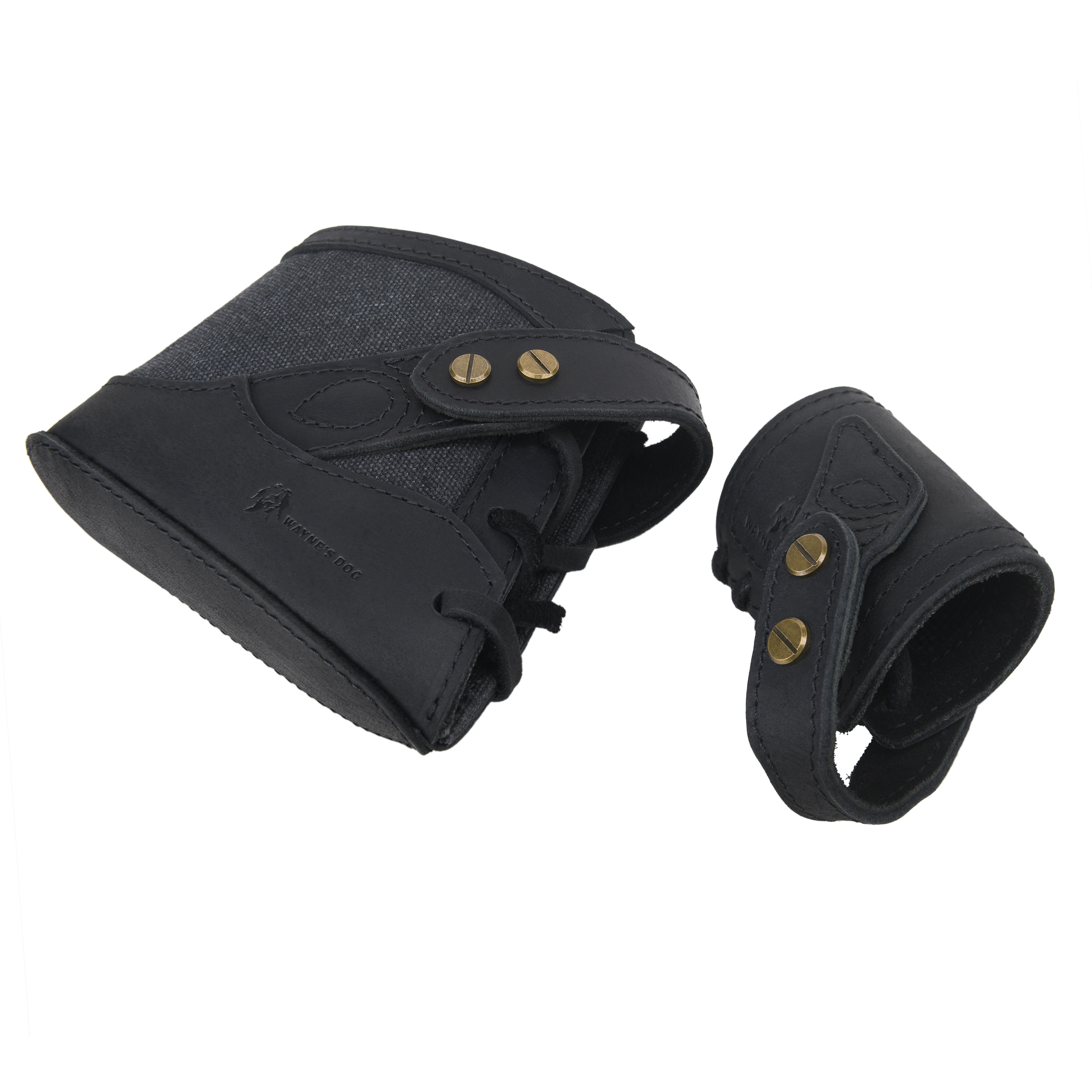 No Drill Suit Leather Rifle Recoil Pad Stock with Barrel Mount Cover