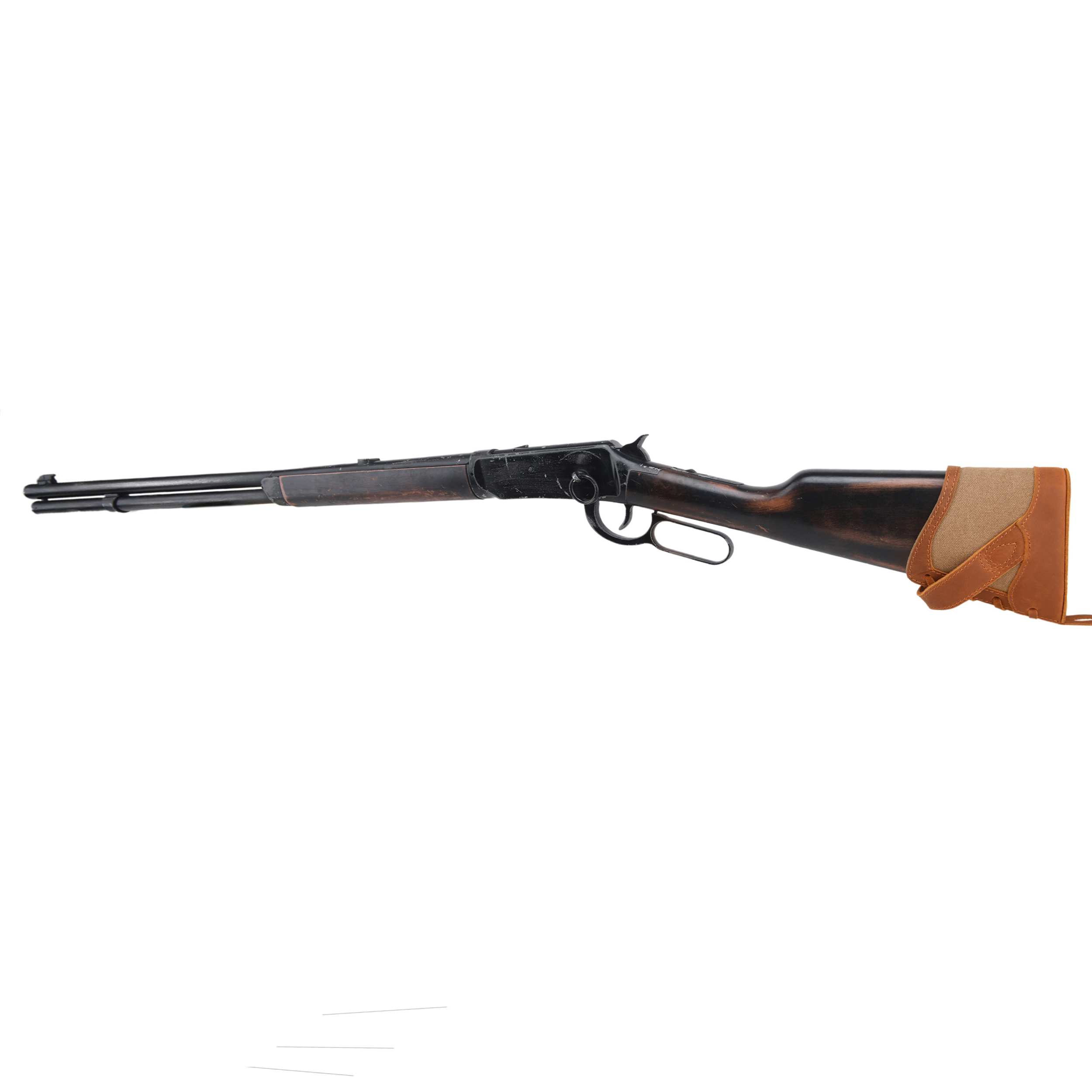 Canvas Leather Gun Buttstock Recoil Pad for Shotgun and Rifle No-Drill