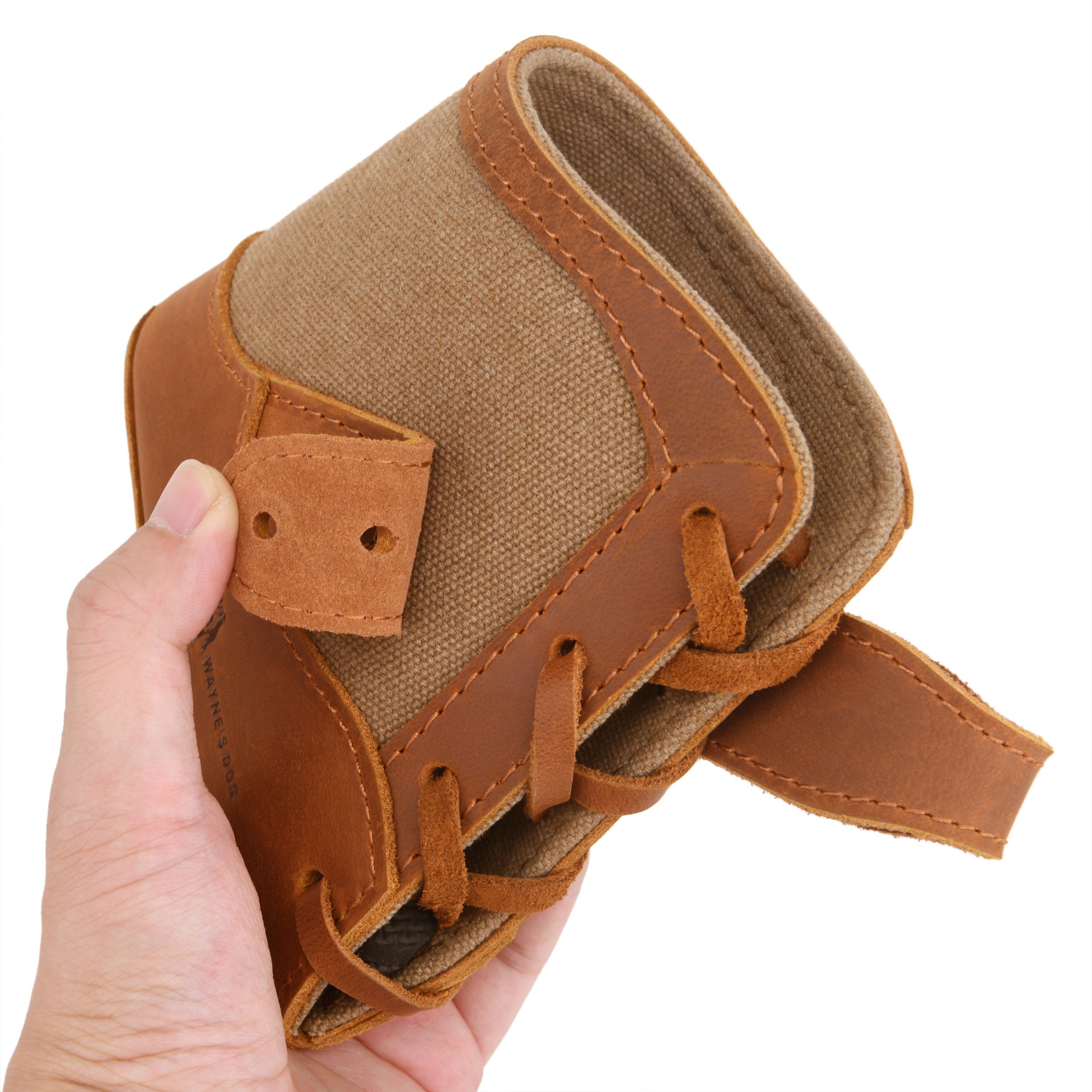 Canvas Leather Gun Buttstock Recoil Pad for Shotgun and Rifle No-Drill