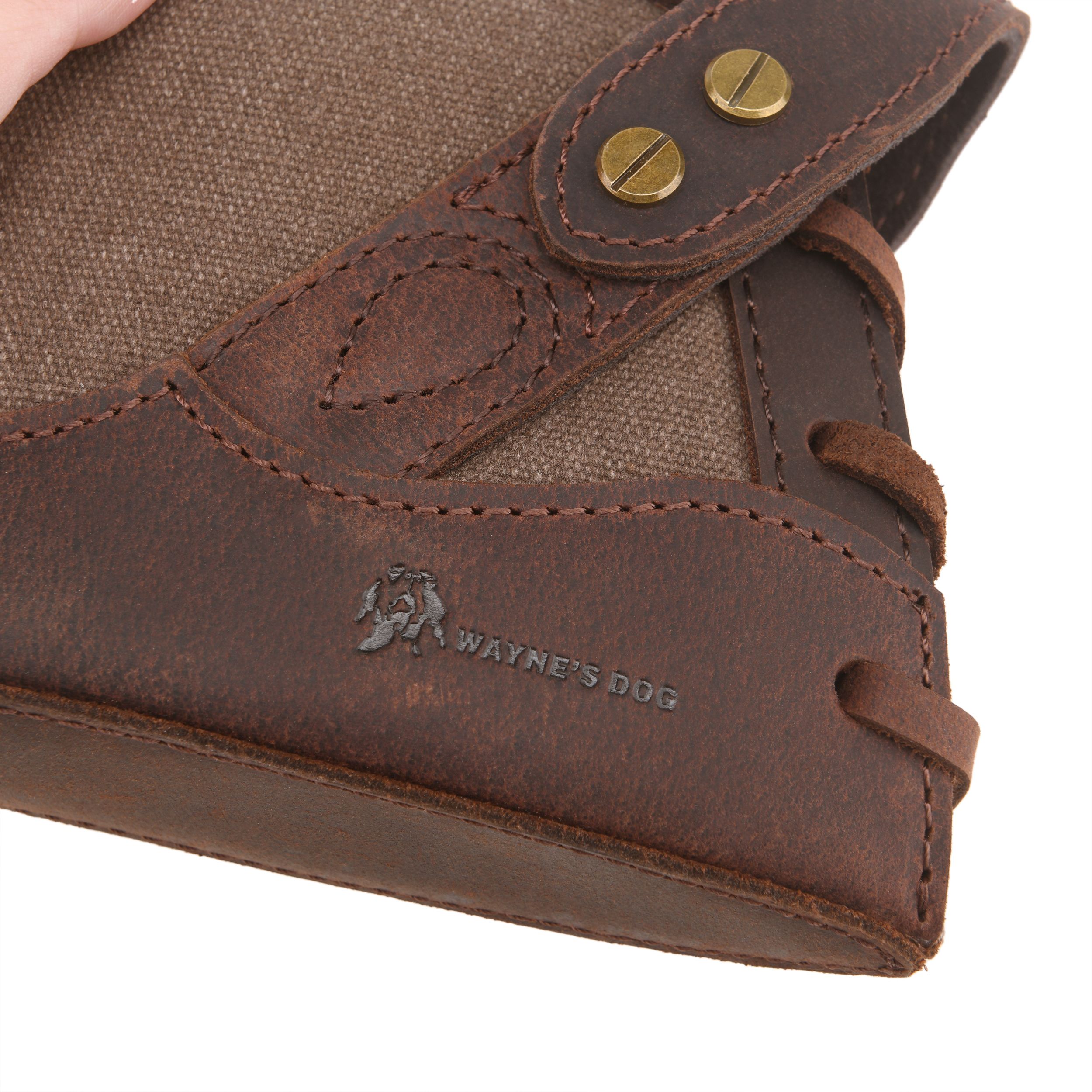 Canvas Leather Gun Buttstock Recoil Pad for Shotgun and Rifle No-Drill