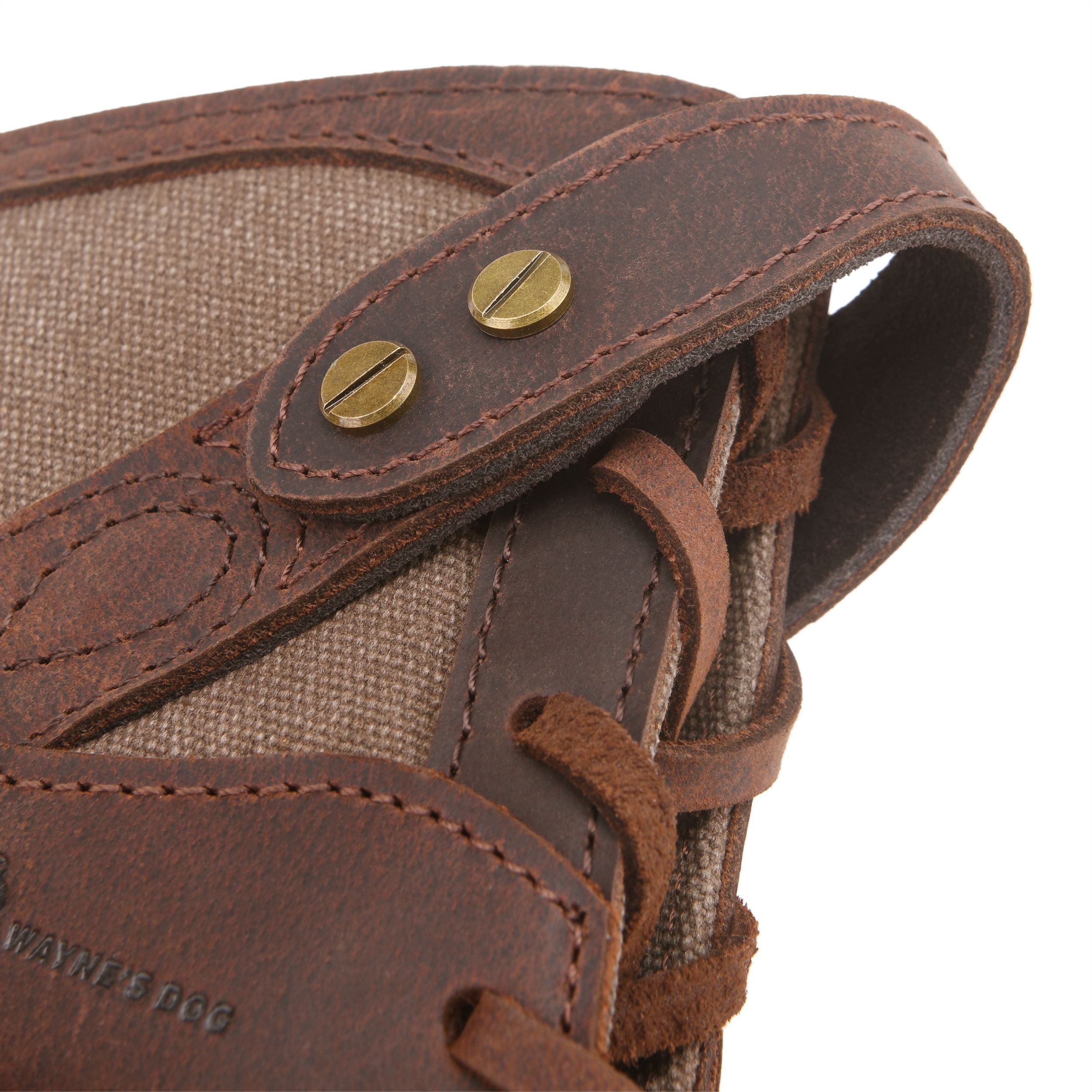 Canvas Leather Gun Buttstock Recoil Pad for Shotgun and Rifle No-Drill