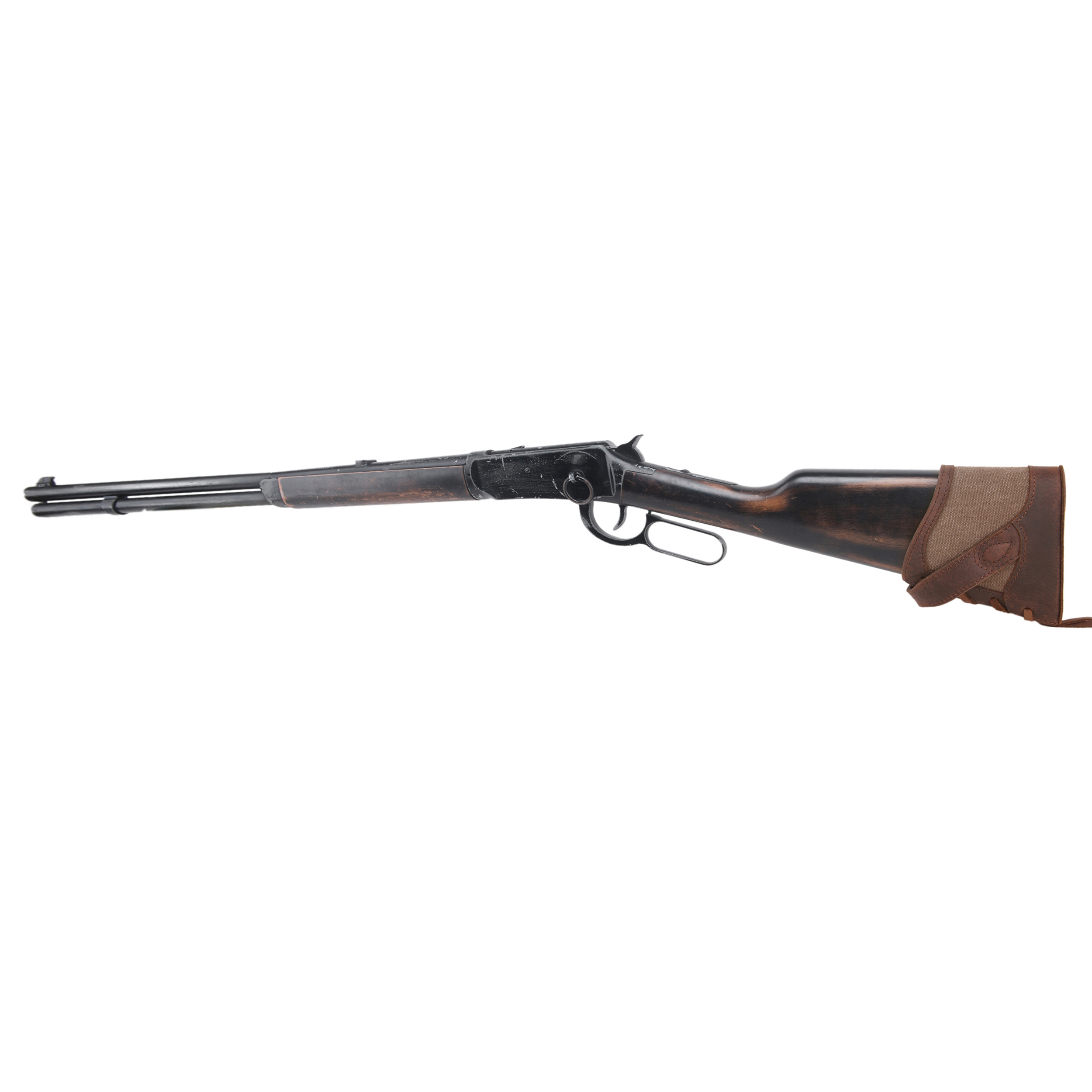 Canvas Leather Gun Buttstock Recoil Pad for Shotgun and Rifle No-Drill