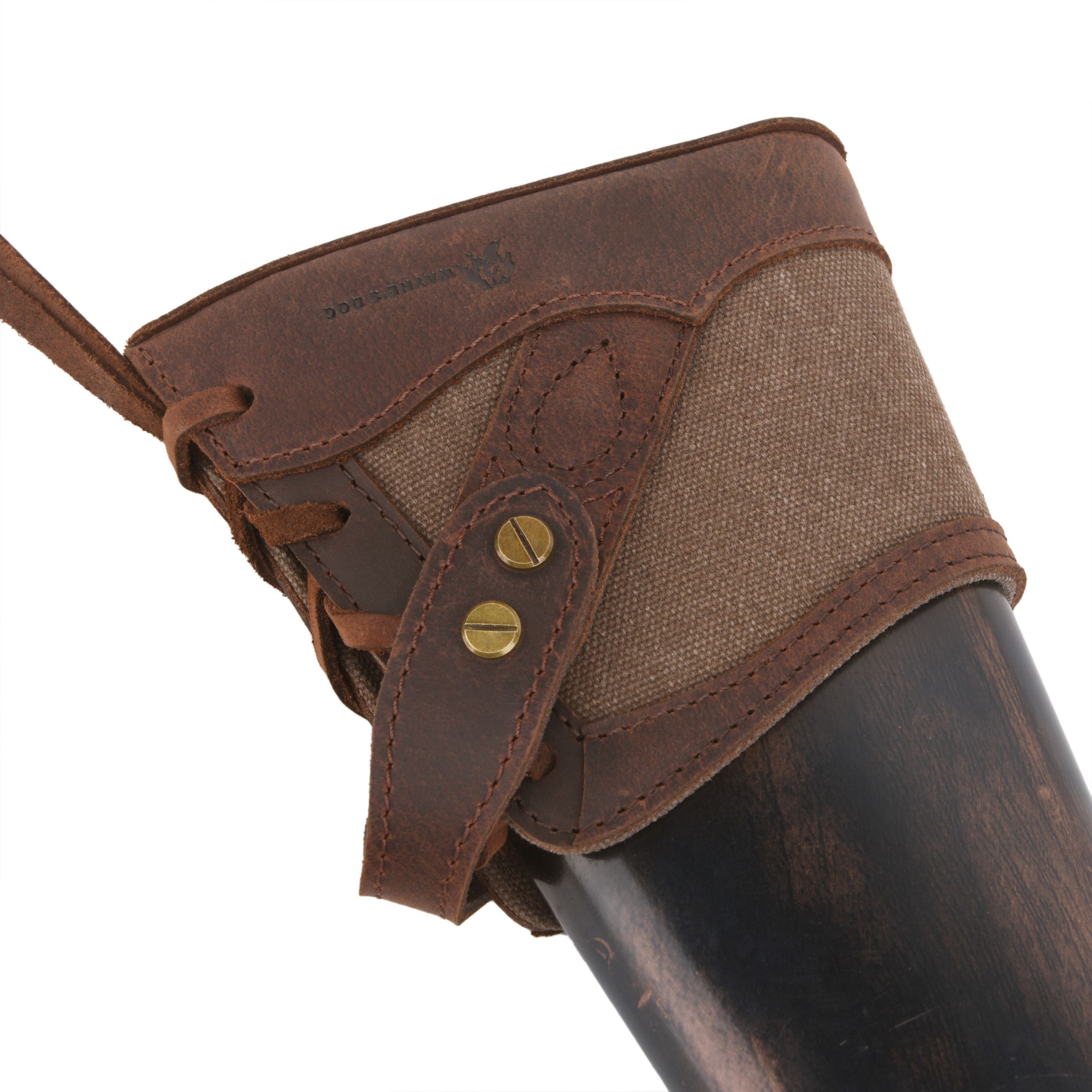 Canvas Leather Gun Buttstock Recoil Pad for Shotgun and Rifle No-Drill