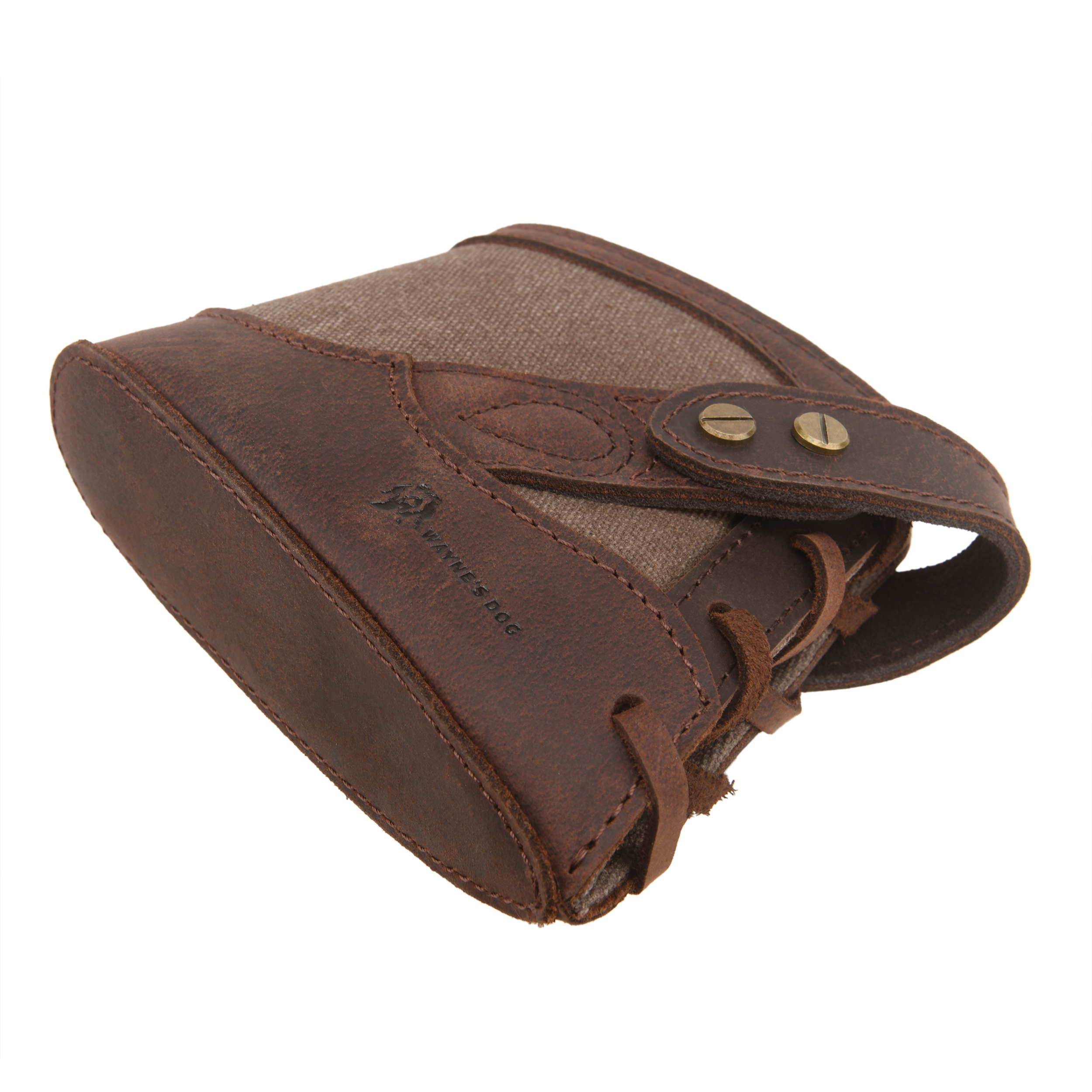 Canvas Leather Gun Buttstock Recoil Pad for Shotgun and Rifle No-Drill