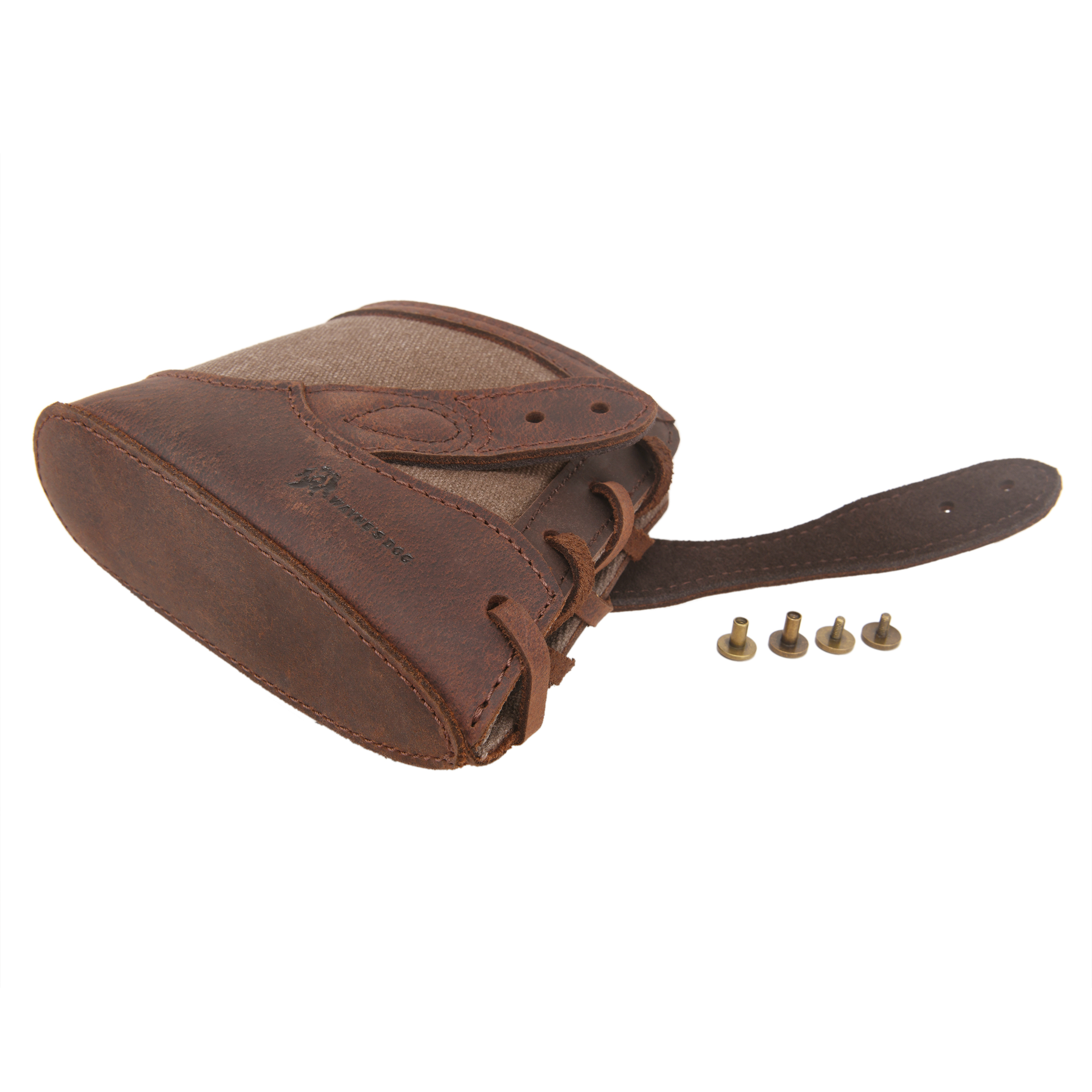Canvas Leather Gun Buttstock Recoil Pad for Shotgun and Rifle No-Drill