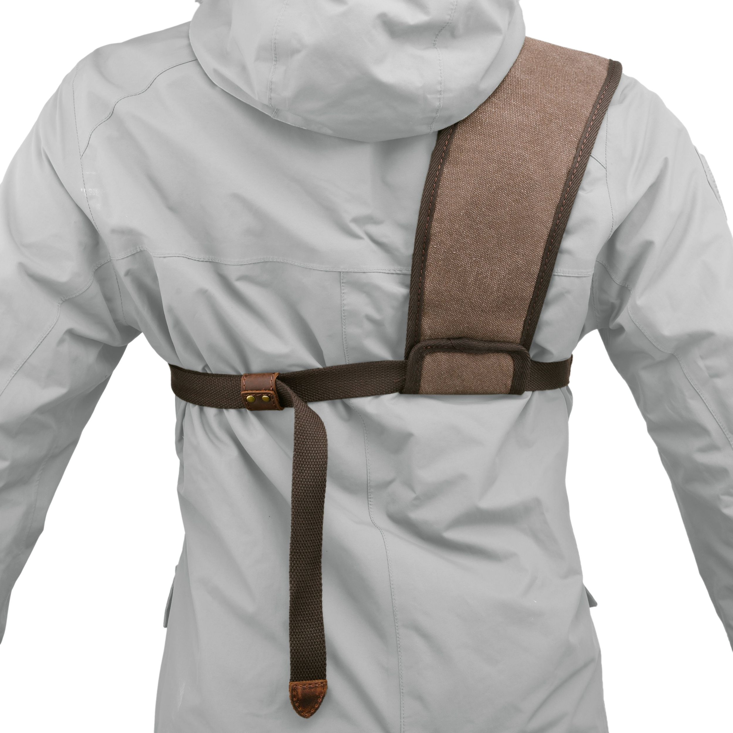 Shooting Recoil Field Shield, Suede Leather Canvas Shoulder Recoil Pad