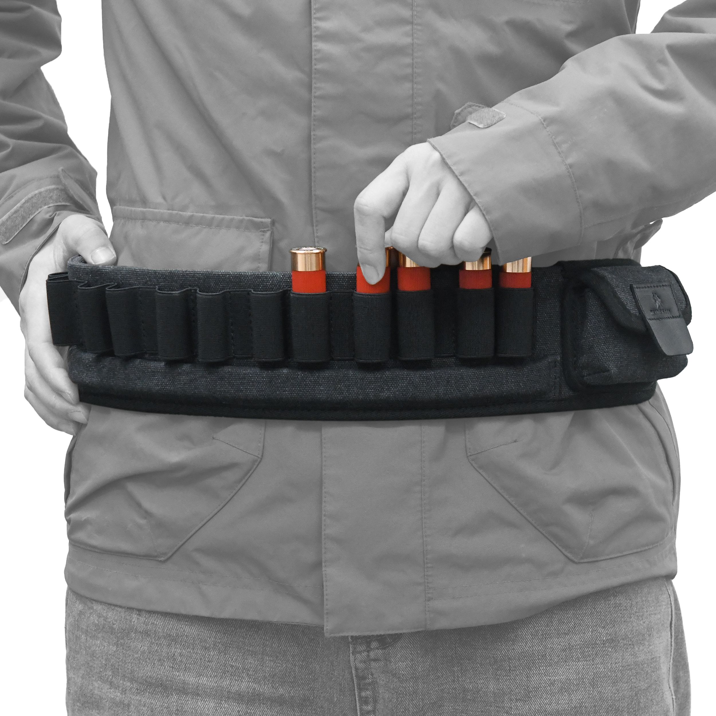 Canvas Shotgun Shell Cartridge Bandolier Belt Holder