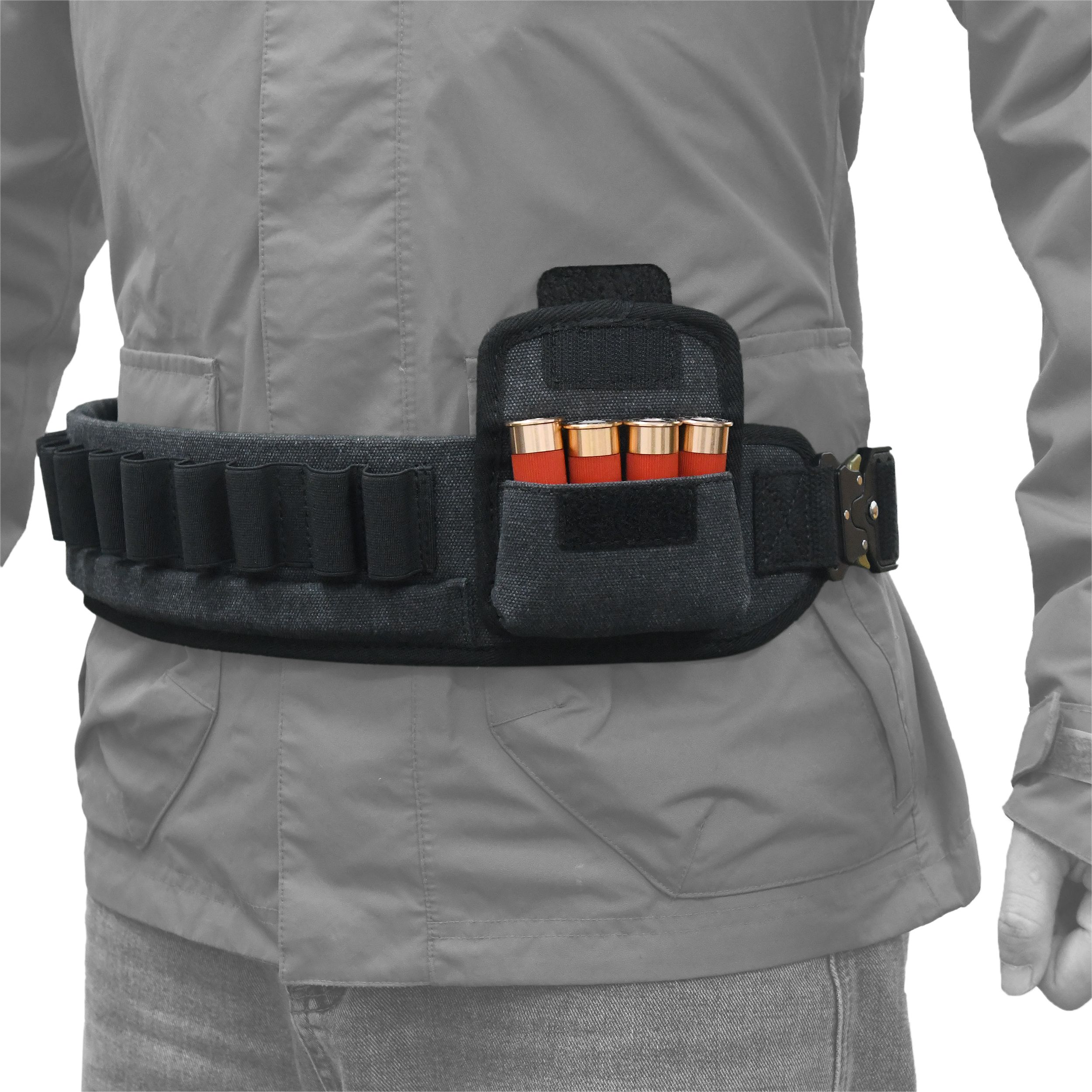 Canvas Shotgun Shell Cartridge Bandolier Belt Holder