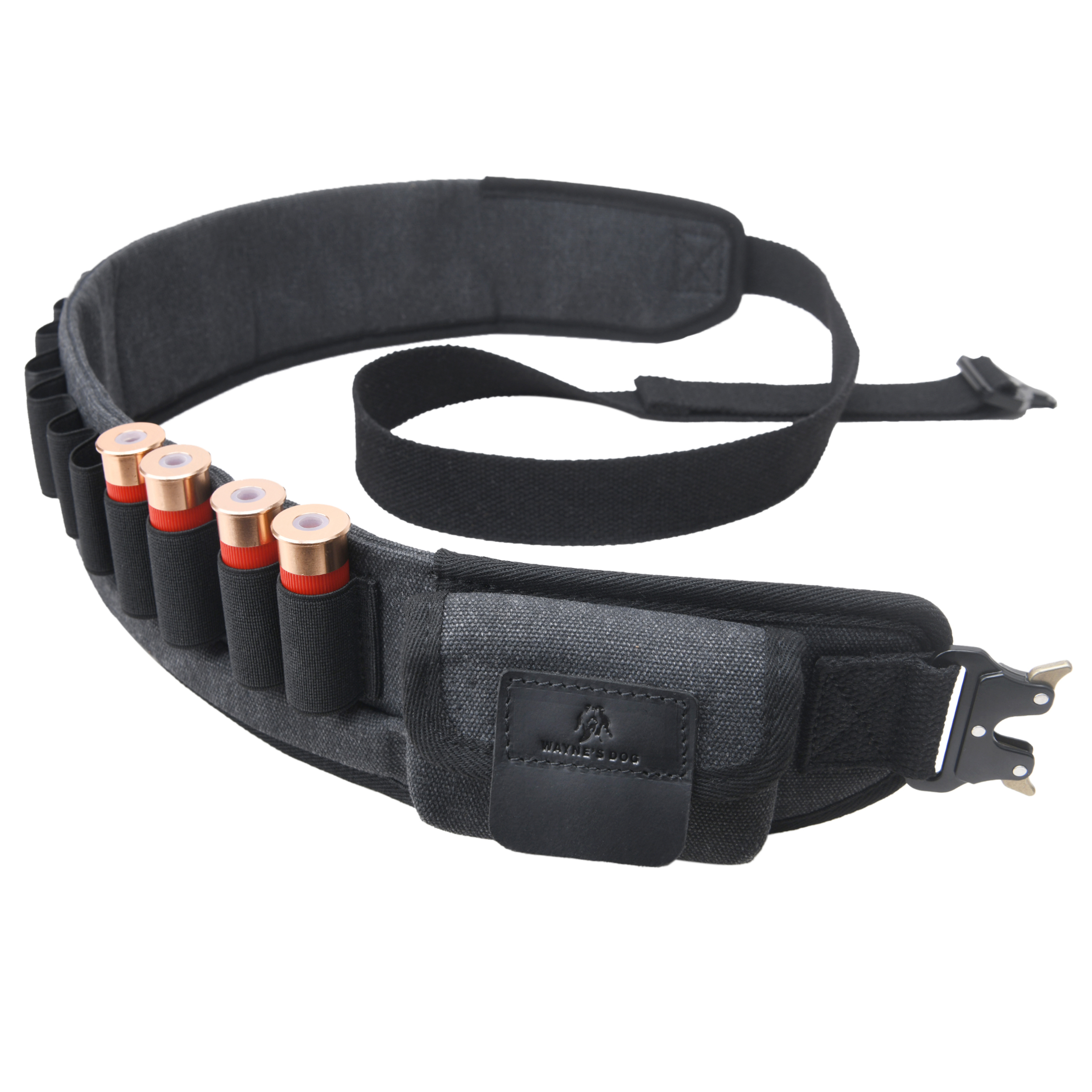 Canvas Shotgun Shell Cartridge Bandolier Belt Holder