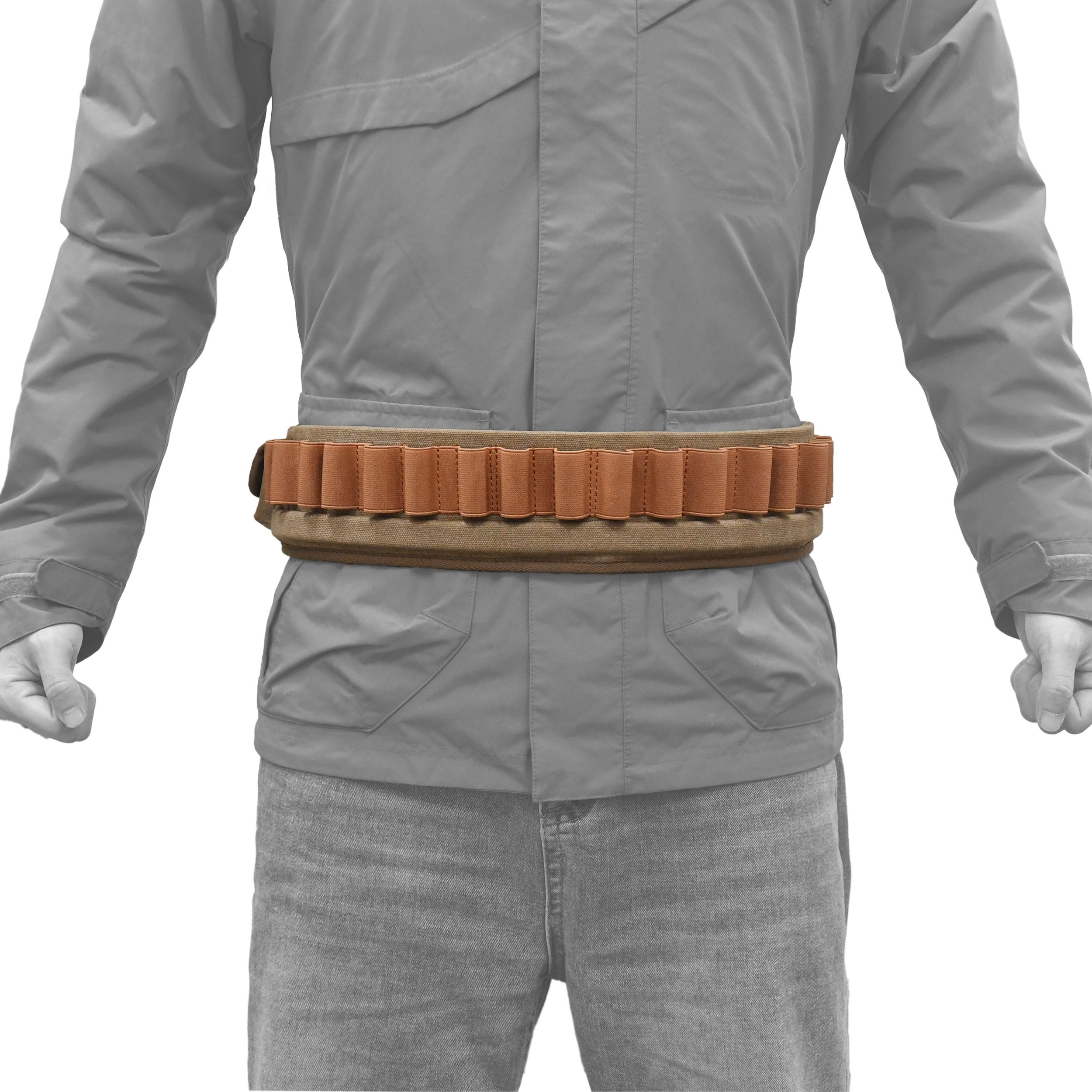 Canvas Shotgun Shell Cartridge Bandolier Belt Holder