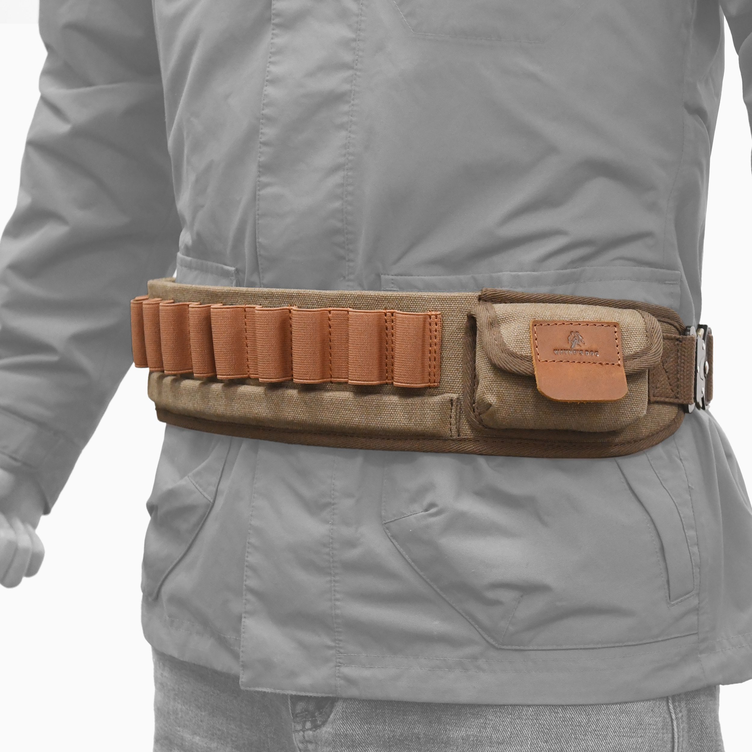 Canvas Shotgun Shell Cartridge Bandolier Belt Holder