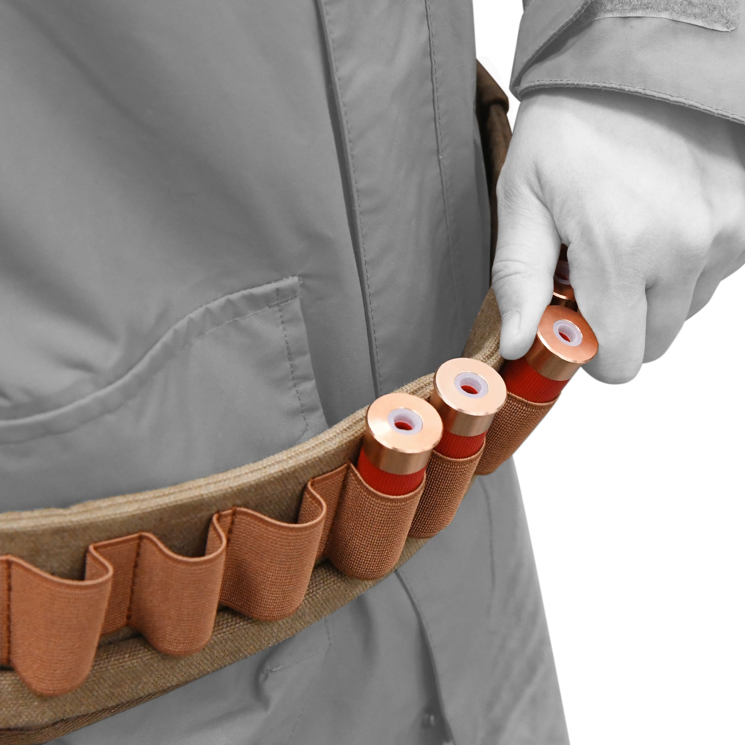 Canvas Shotgun Shell Cartridge Bandolier Belt Holder