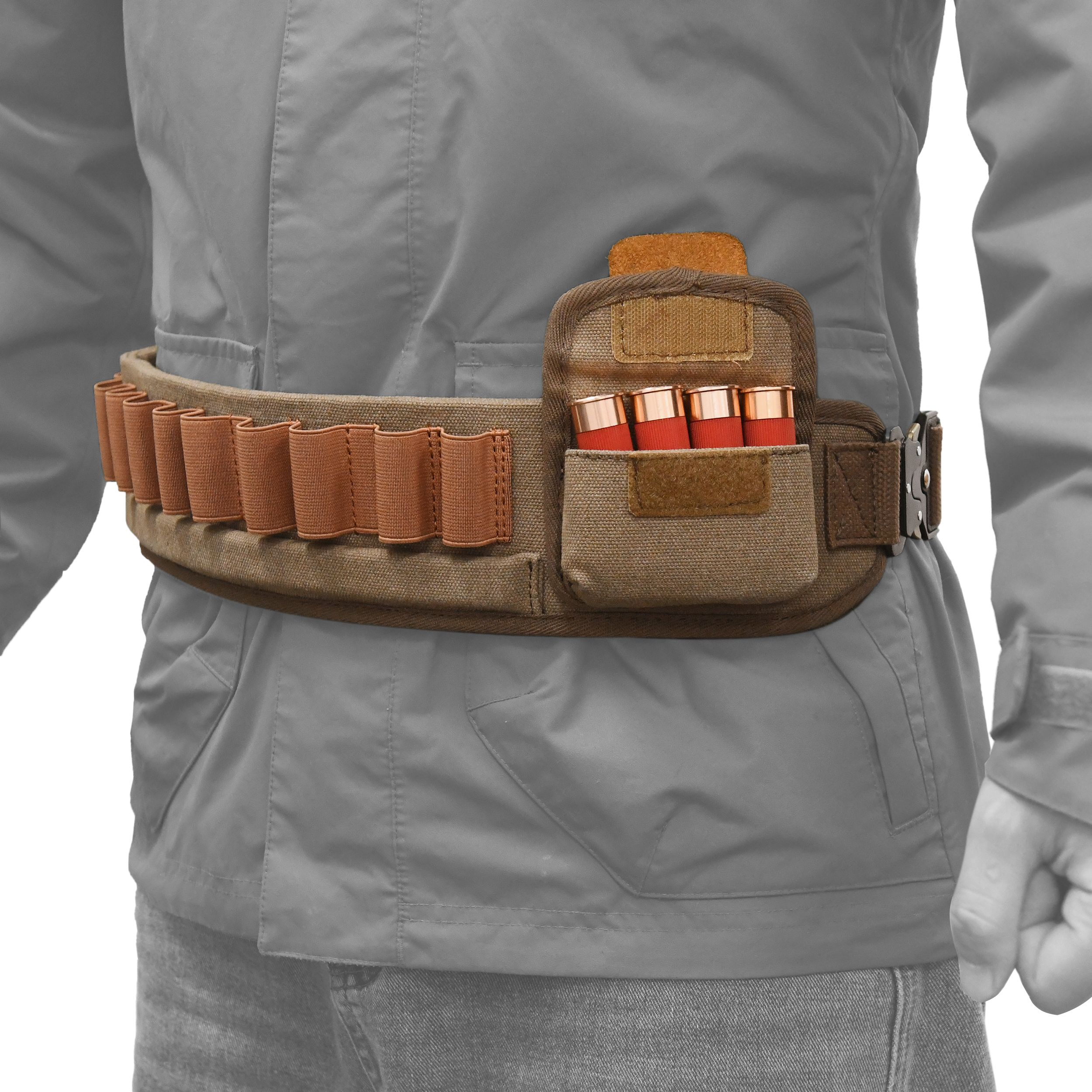 Canvas Shotgun Shell Cartridge Bandolier Belt Holder