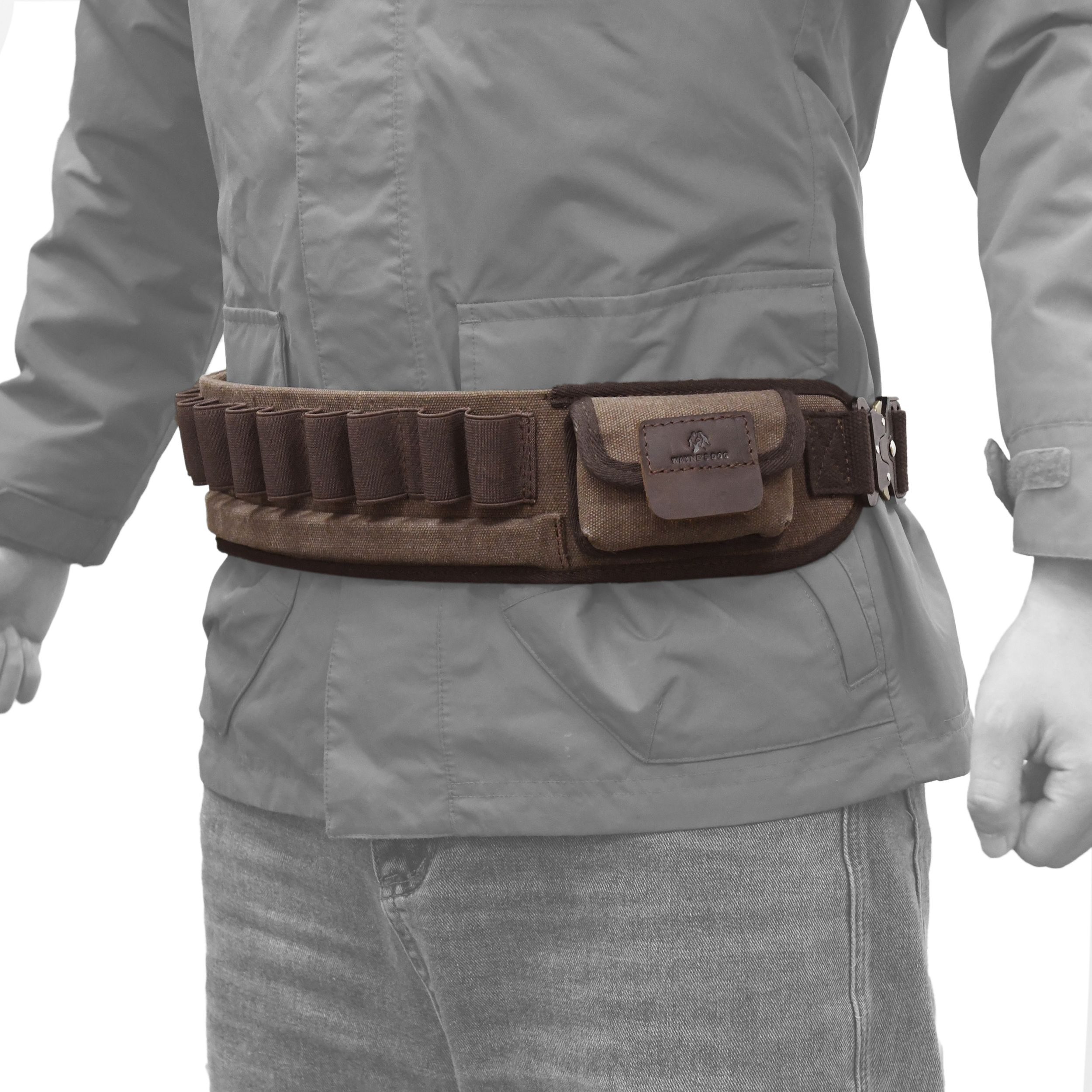 Canvas Shotgun Shell Cartridge Bandolier Belt Holder