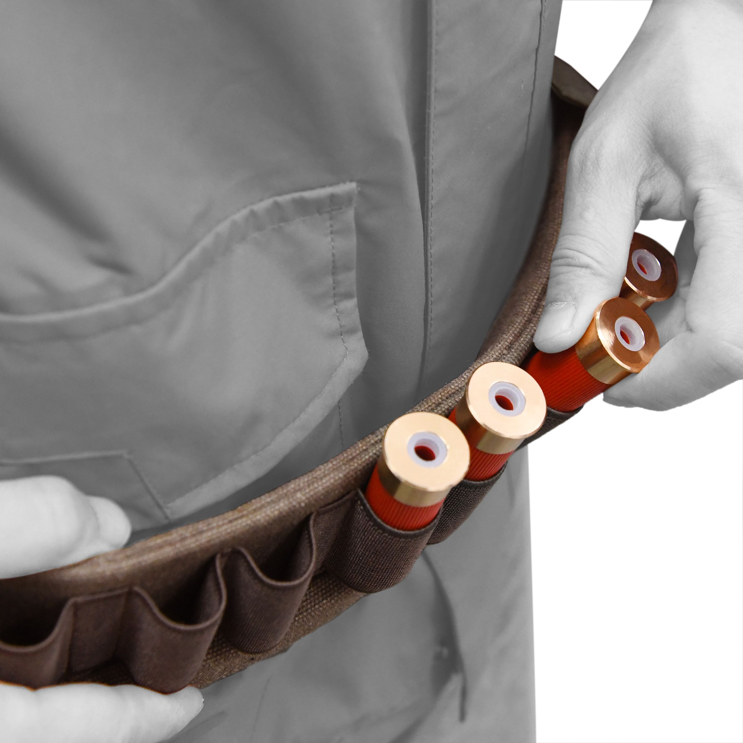 Canvas Shotgun Shell Cartridge Bandolier Belt Holder