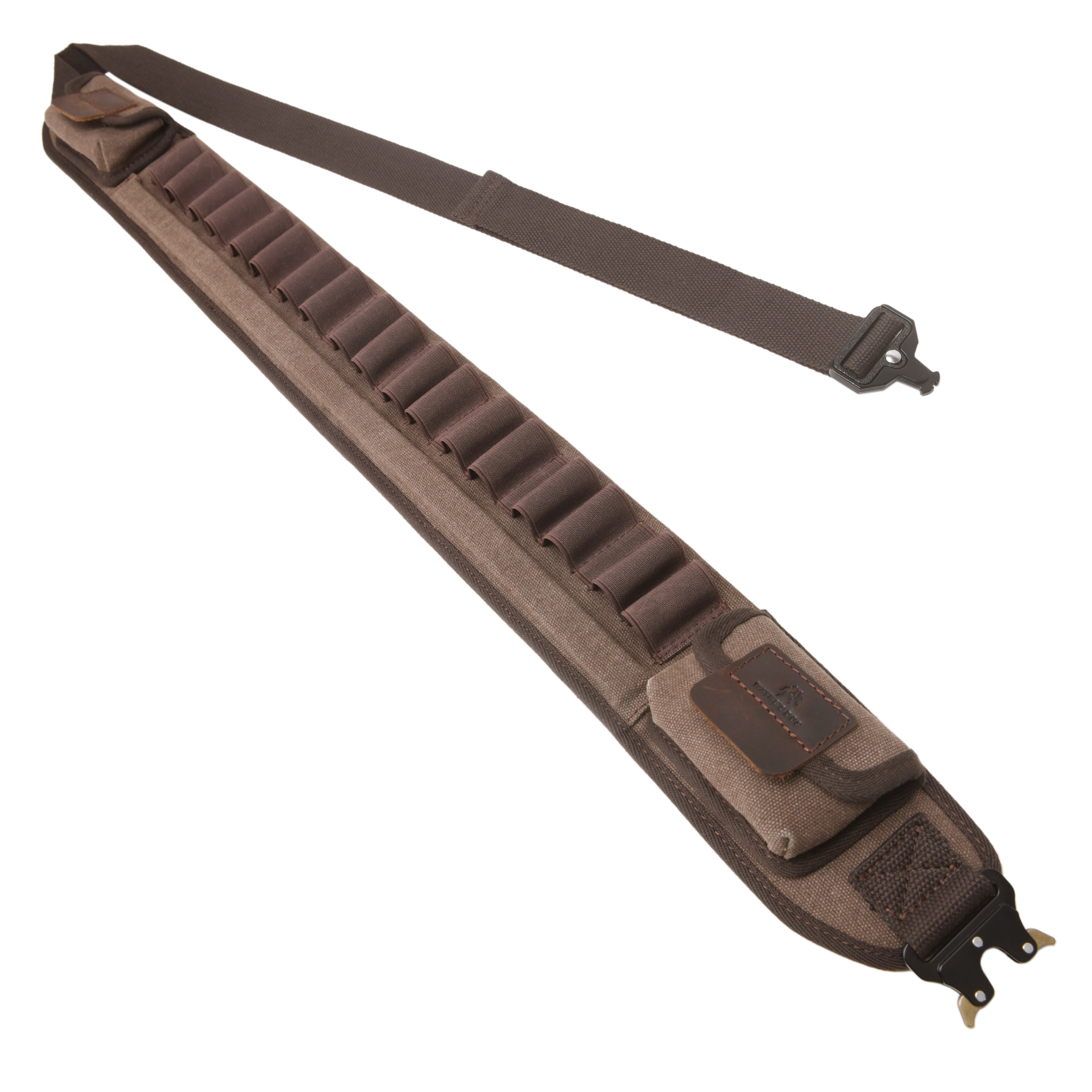 Canvas Shotgun Shell Cartridge Bandolier Belt Holder