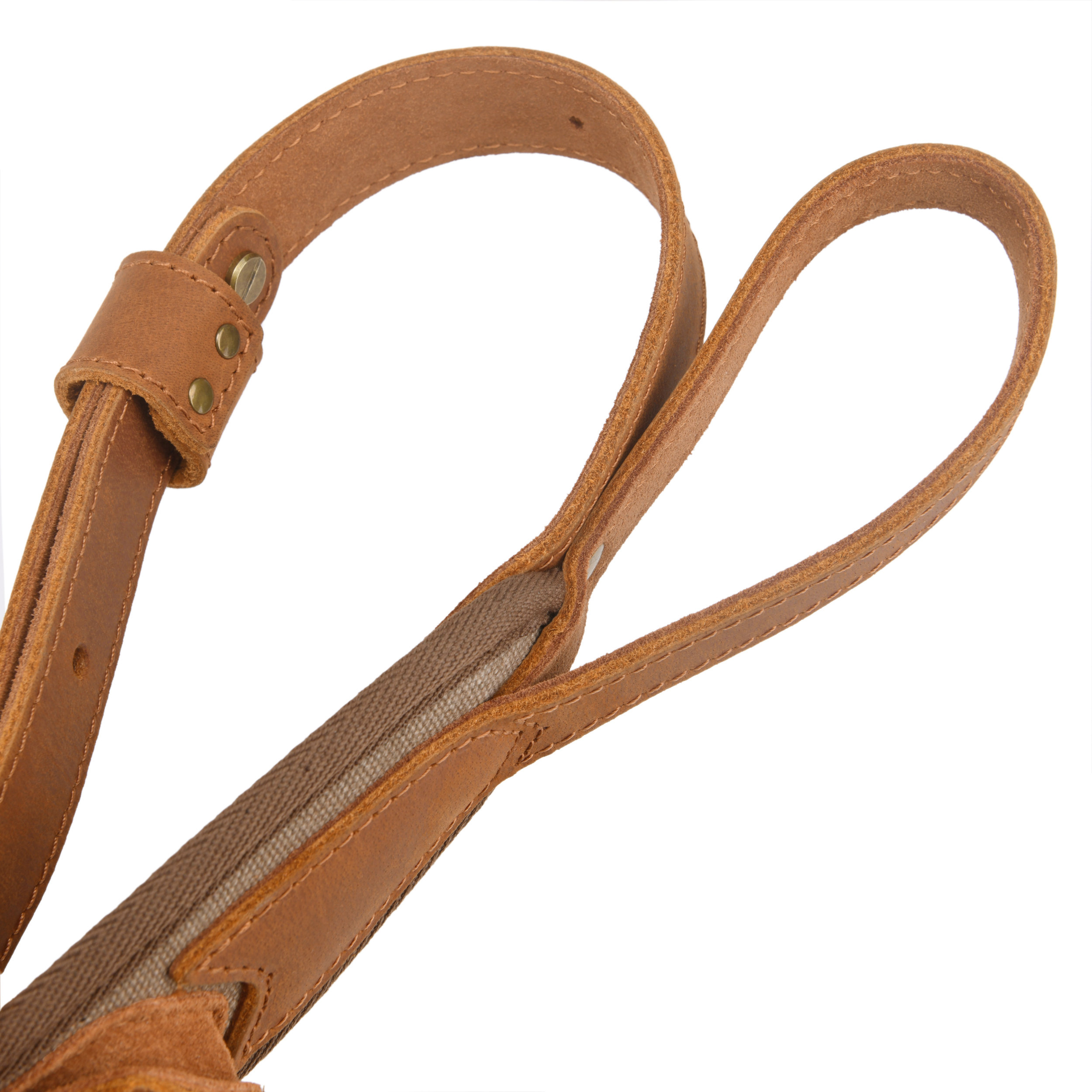 Canvas Leather Rifle Shell Holder Sling for .30-30 .30-06 .45-70 12GA