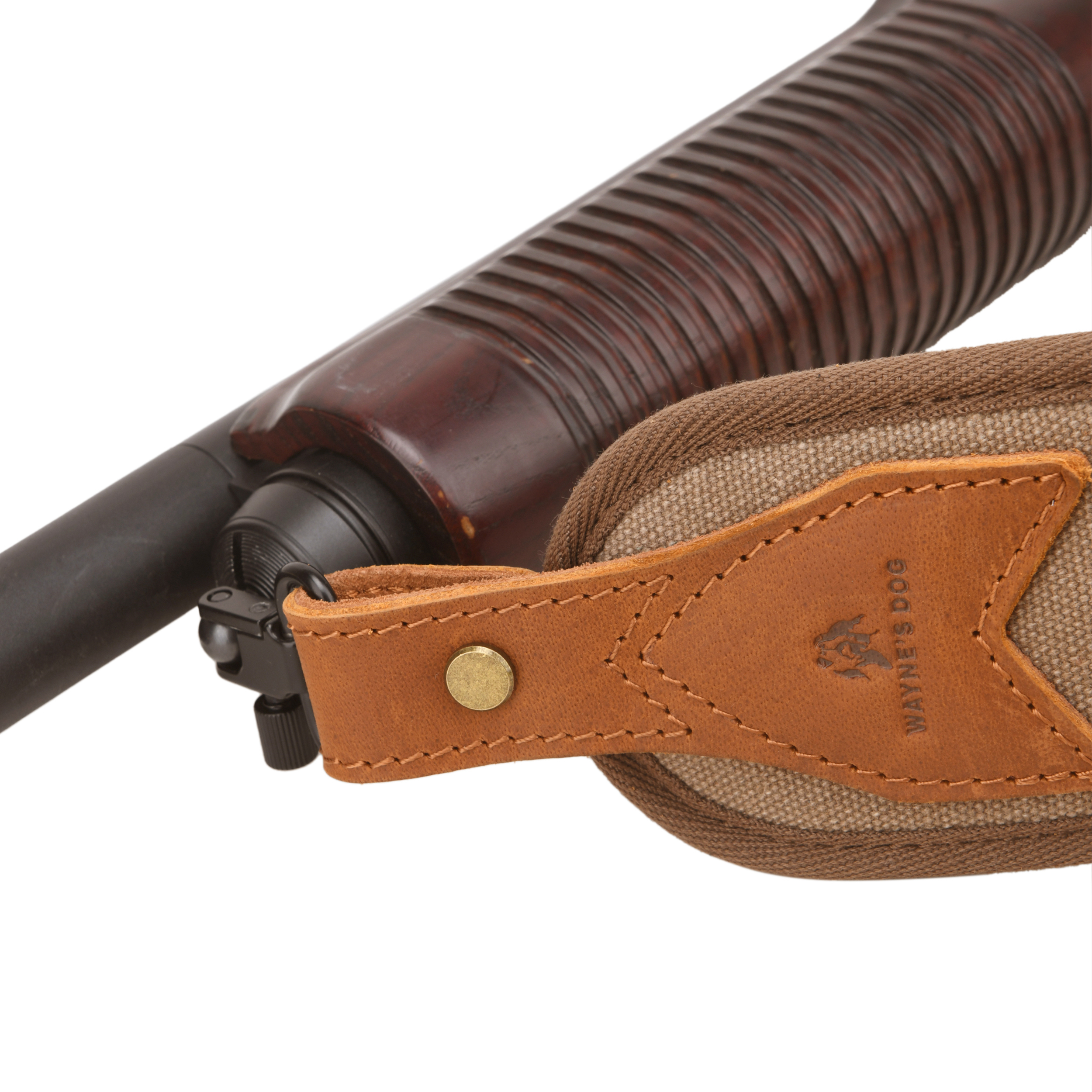 Canvas Leather Rifle Shell Holder Sling for .30-30 .30-06 .45-70 12GA