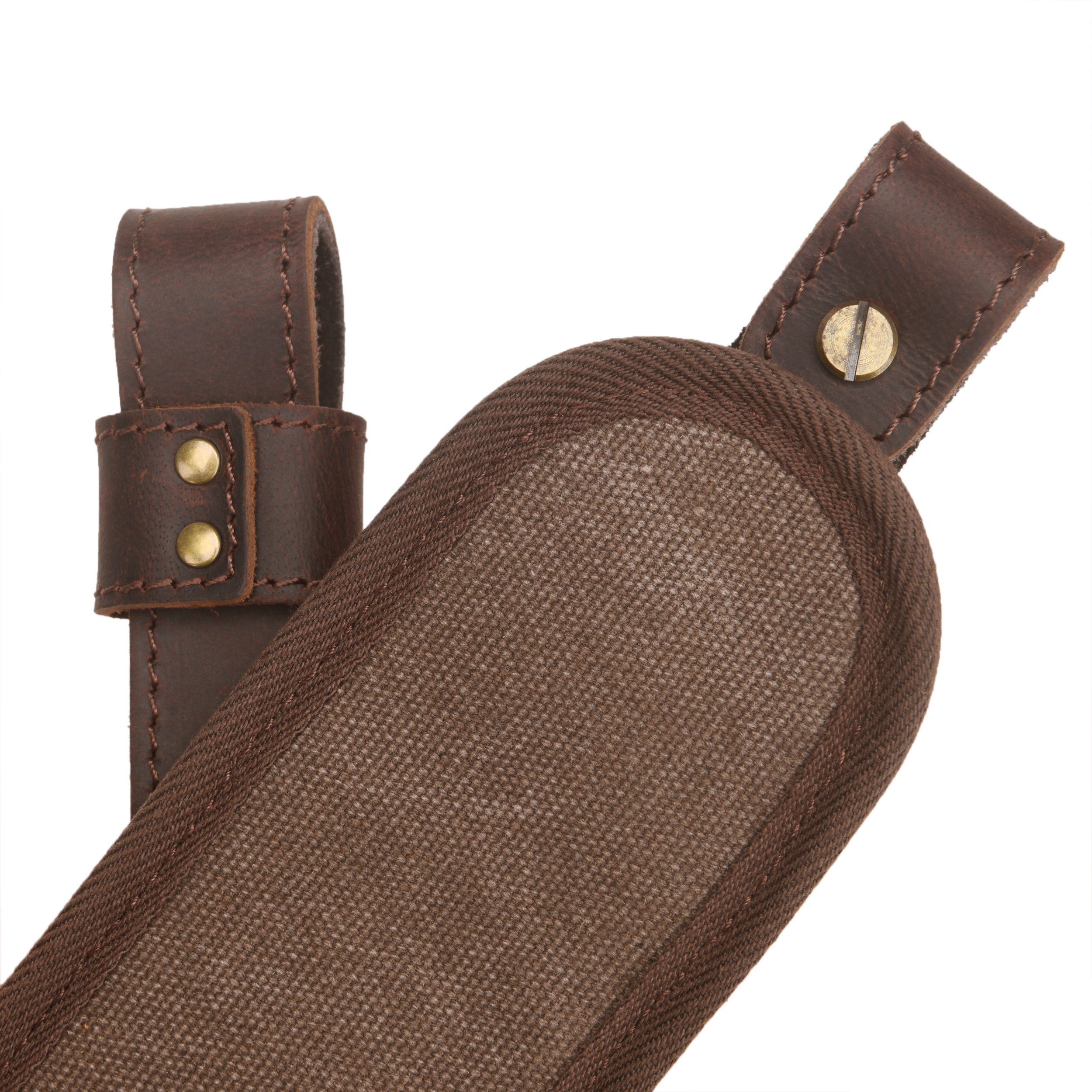 Canvas Leather Rifle Shell Holder Sling for .30-30 .30-06 .45-70 12GA