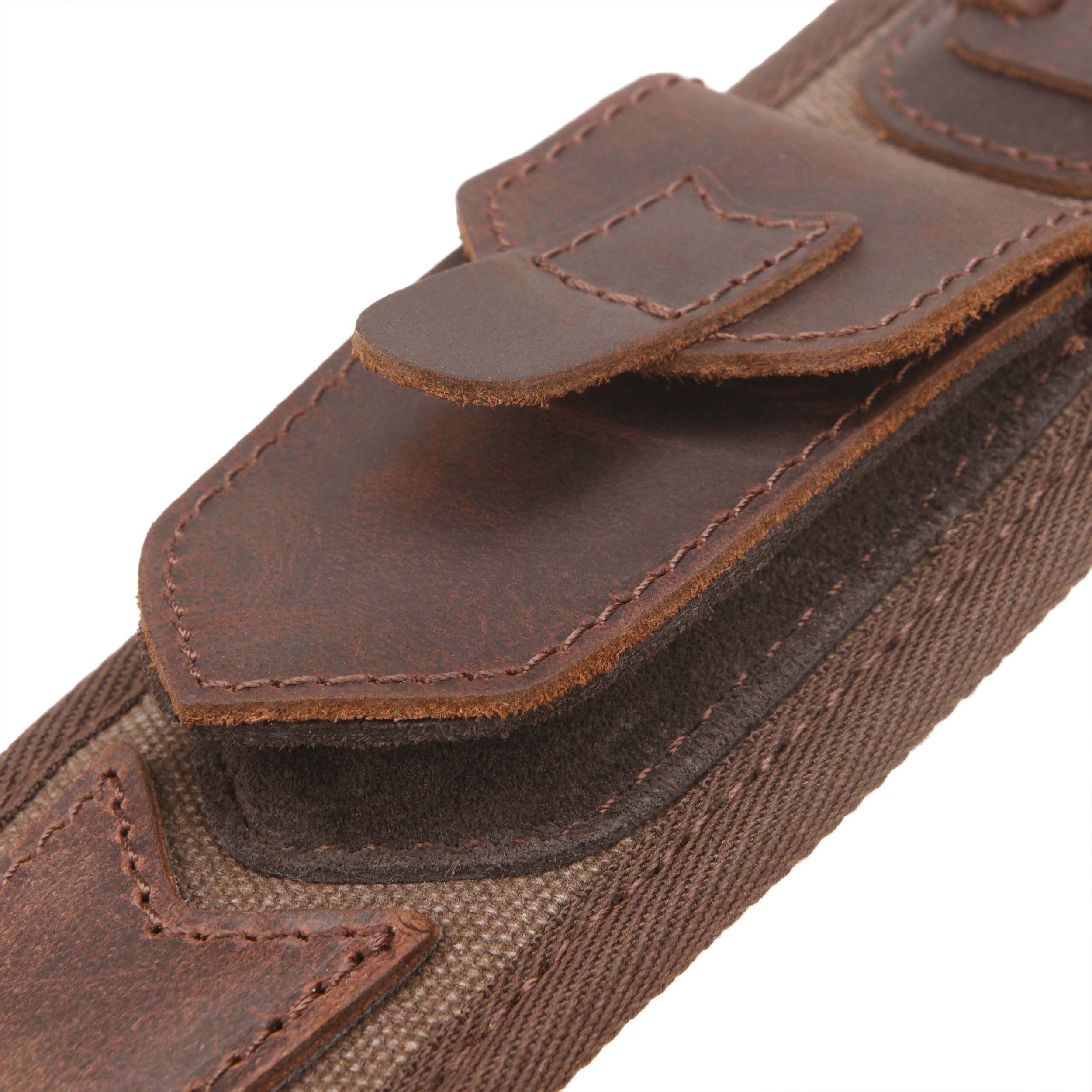 Canvas Leather Rifle Shell Holder Sling for .30-30 .30-06 .45-70 12GA