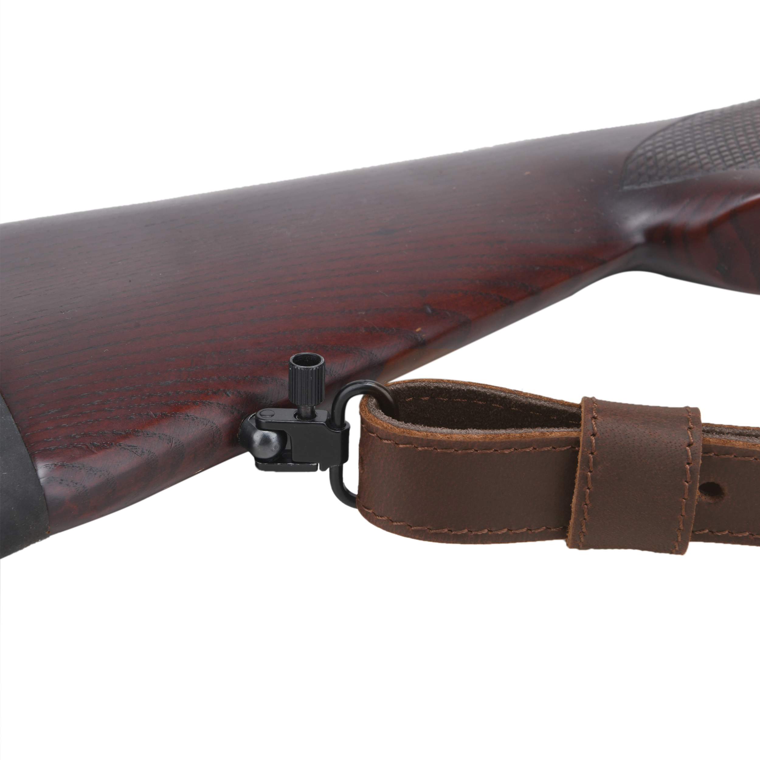 Canvas Leather Rifle Shell Holder Sling for .30-30 .30-06 .45-70 12GA