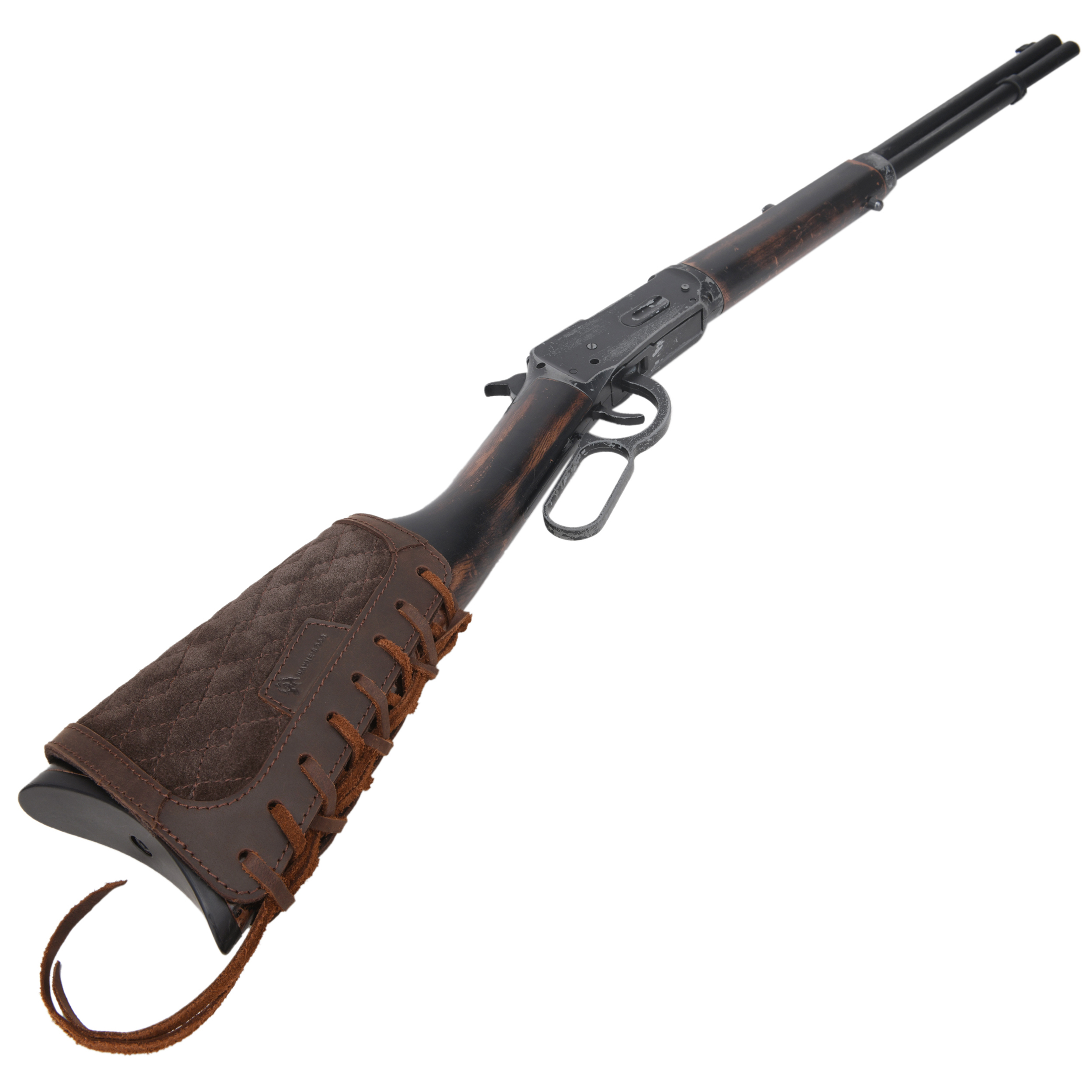 Leather Gun Butt Stock Cover, Cheek Rest Pad for Long Range Shooting