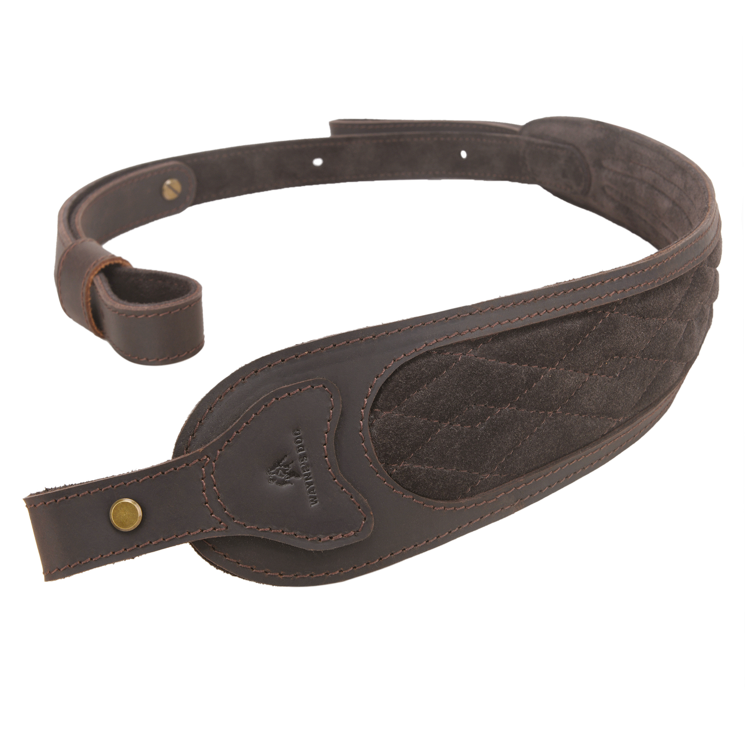 Leather Rifle Sling Hunting Gun Strap for Shotgun with Thumb Loop