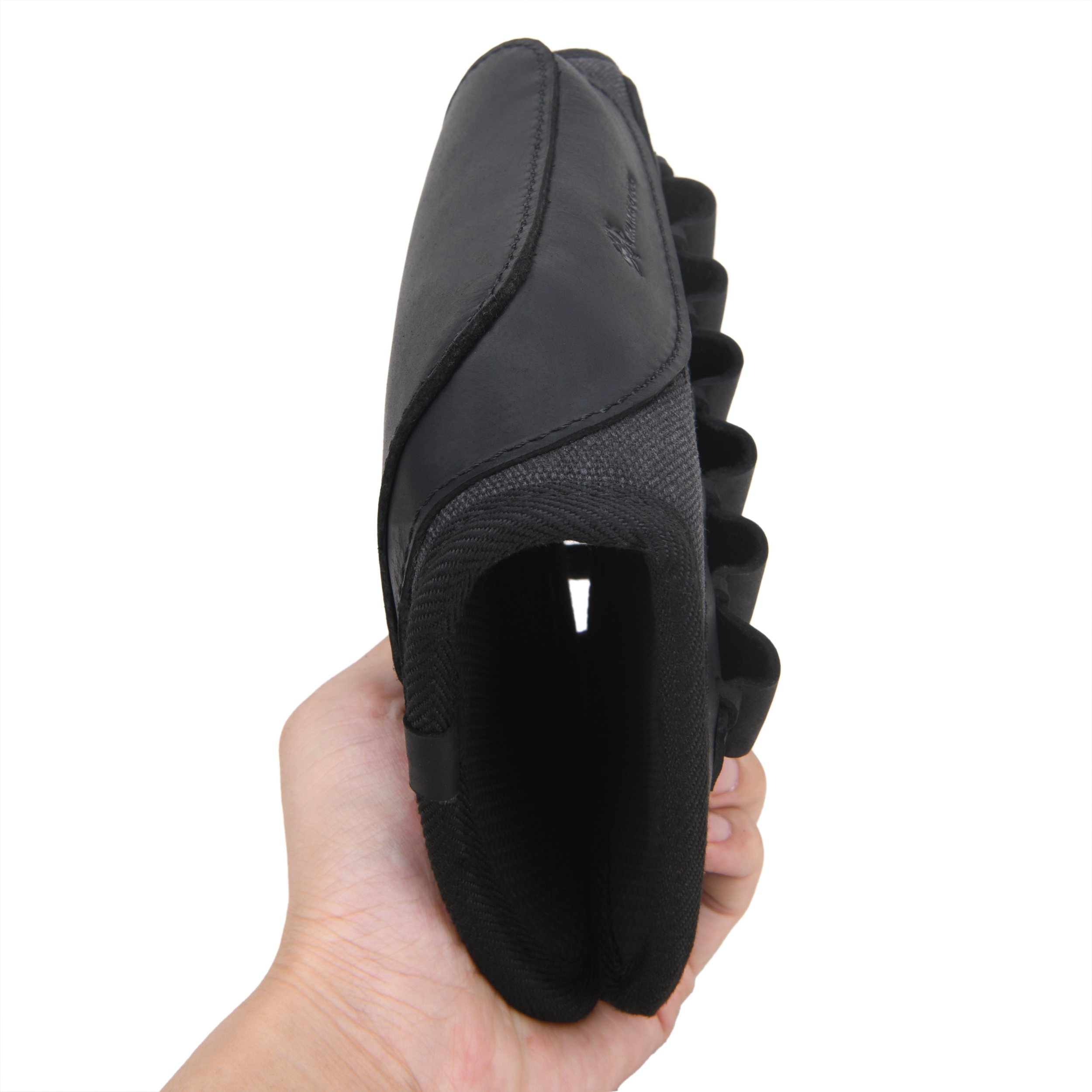 Canvas Leather Rifle Buttstock Cheek Rest Riser Shell Holder