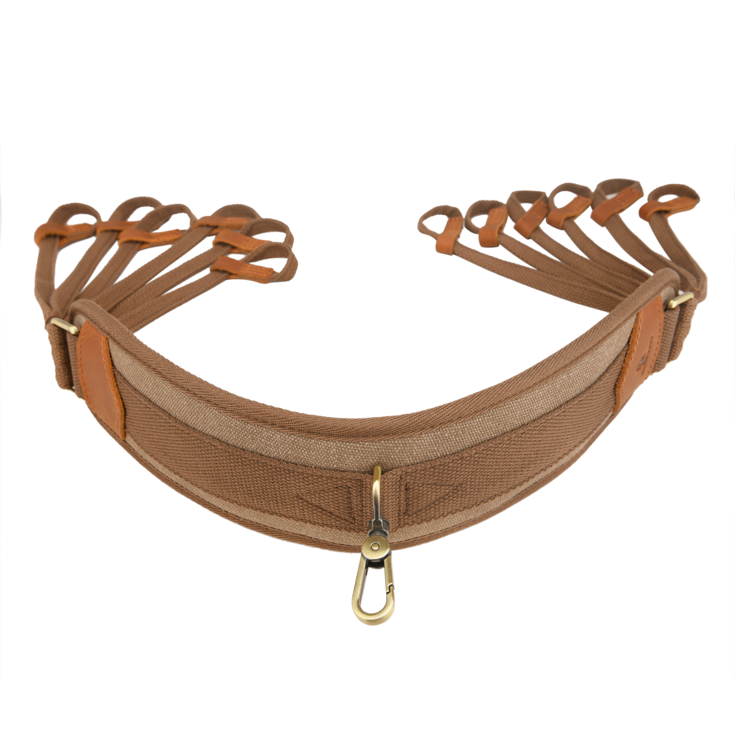 Canvas Duck Game Carrier - 12 Drops, Slip Noose - Bird Tote, Waterfowl & Goose Hanger, Duck Carrier Lanyard