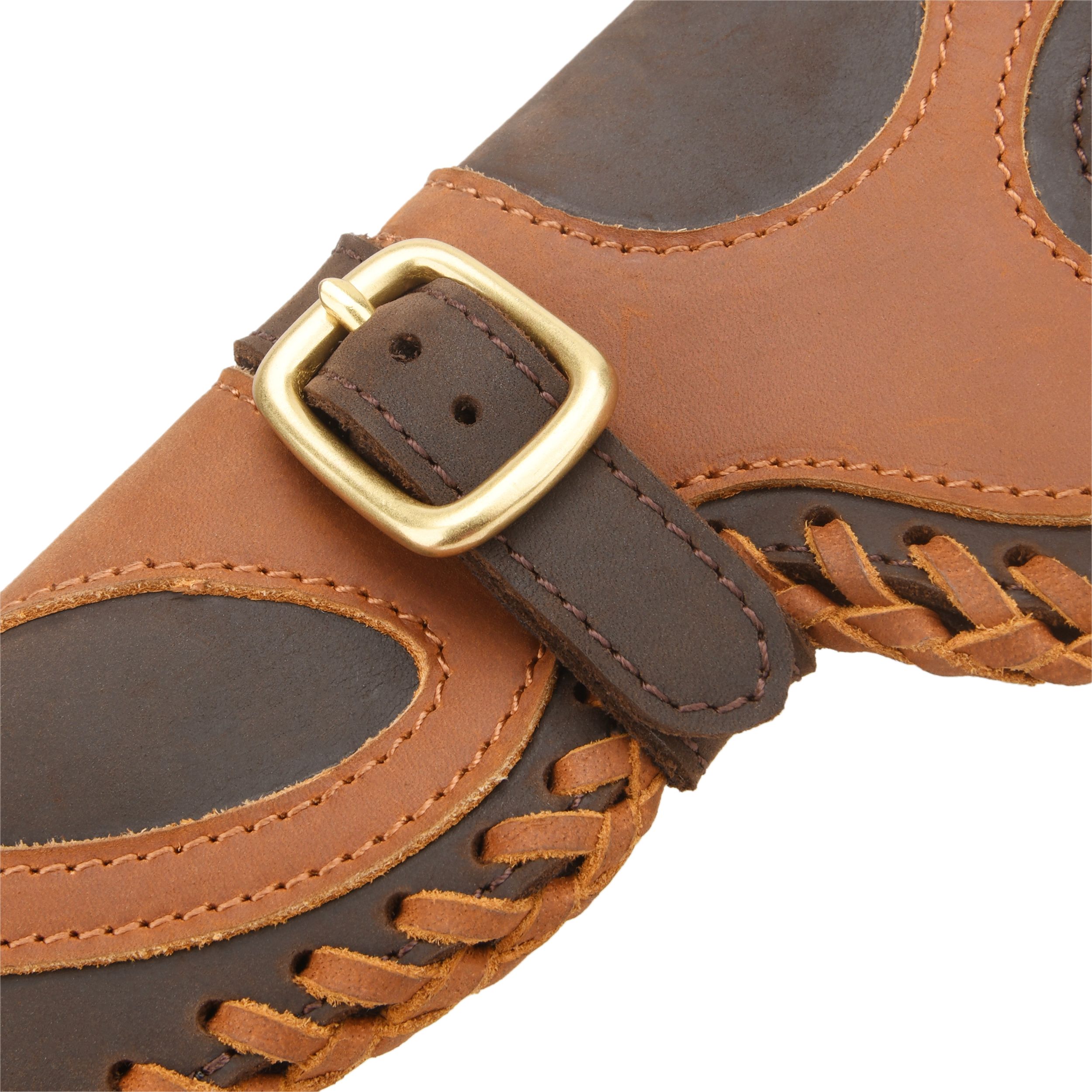 Leather Western Gun Holster, Cowboy Holsters for Revolvers Fit 4" to a 6" Barrel