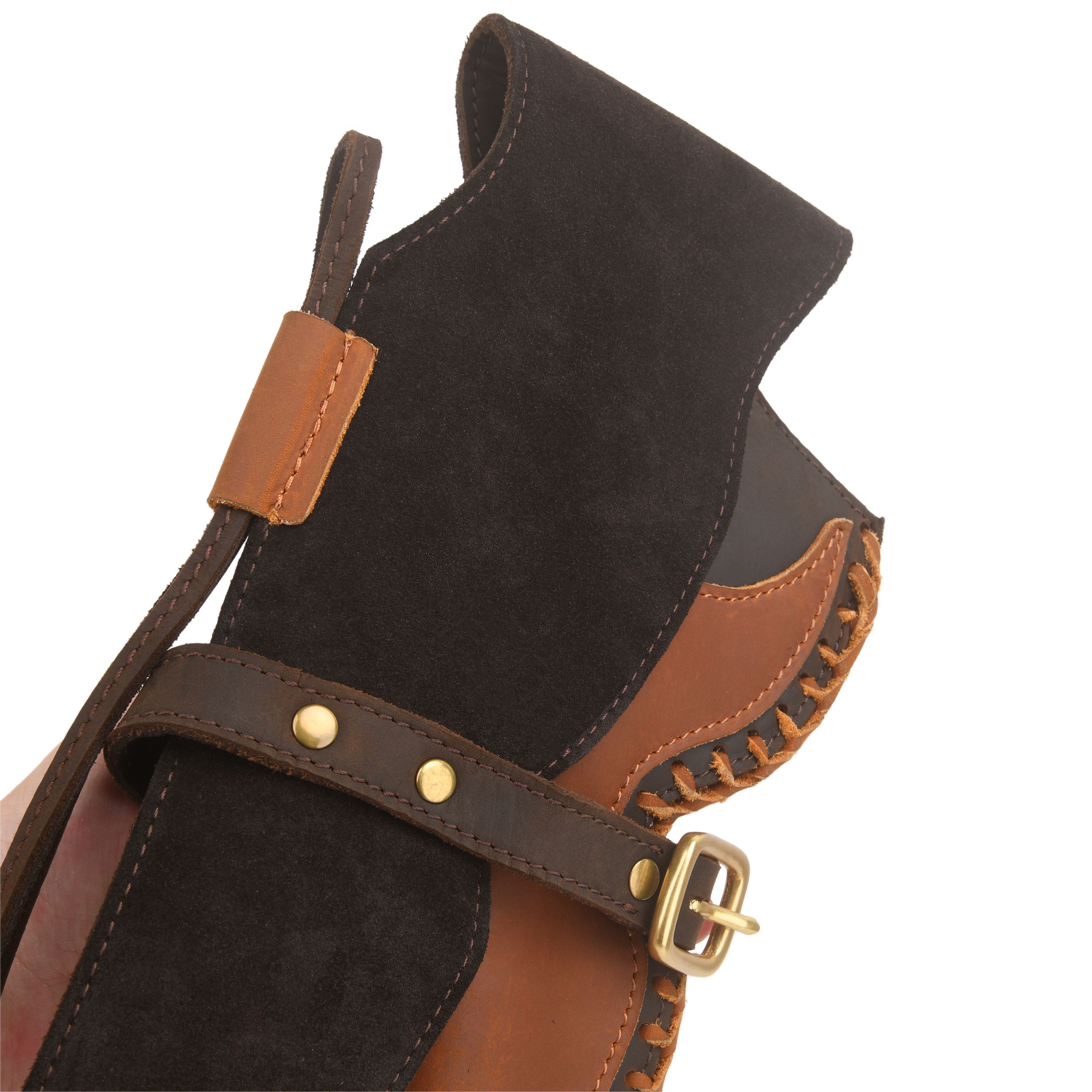Western Gun Holster Belt – Dual Revolver Holsters with ShotShell Slots Waist Ammo Belt