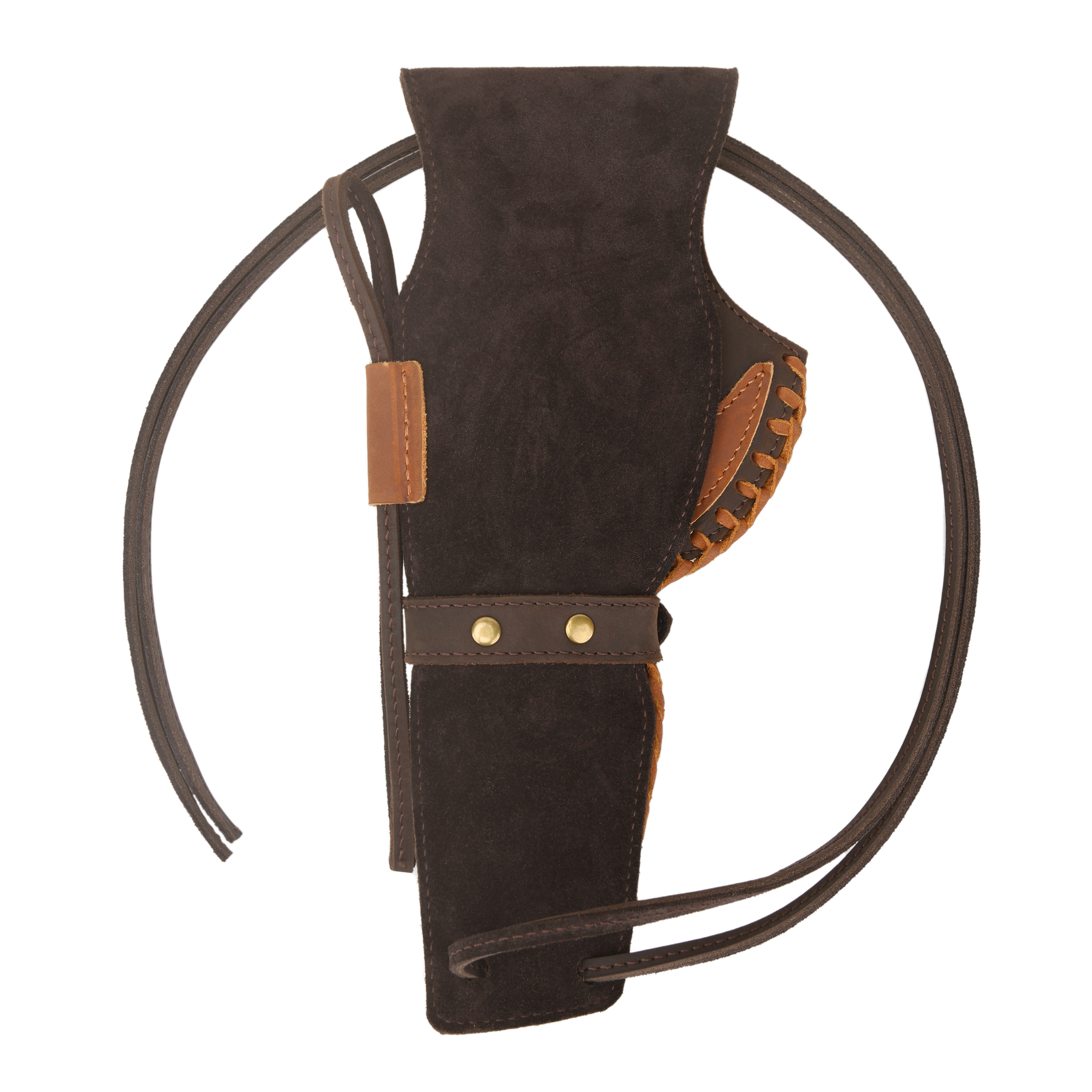 Western Gun Holster Belt – Dual Revolver Holsters with ShotShell Slots Waist Ammo Belt