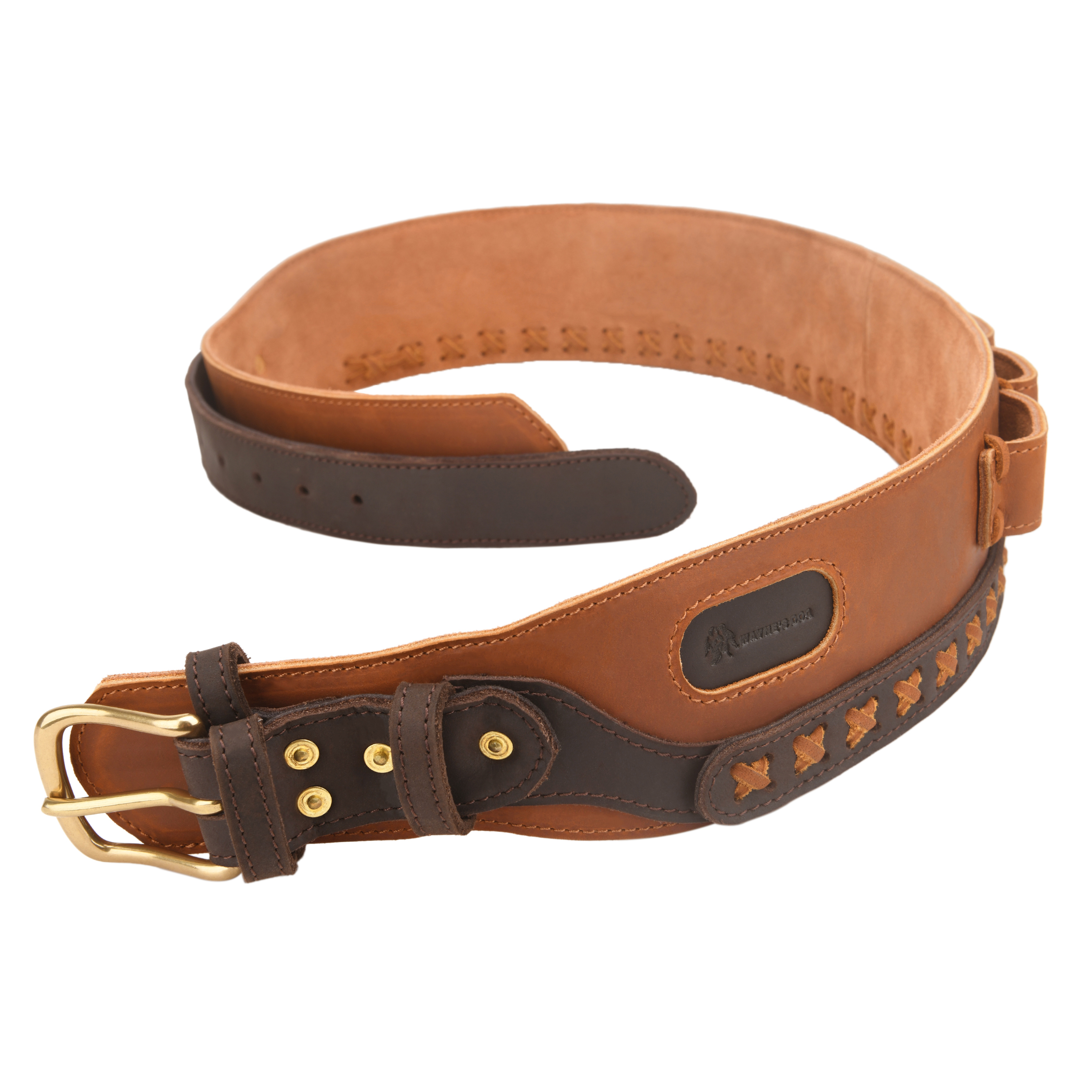 Western Gun Holster Belt – Dual Revolver Holsters with ShotShell Slots Waist Ammo Belt