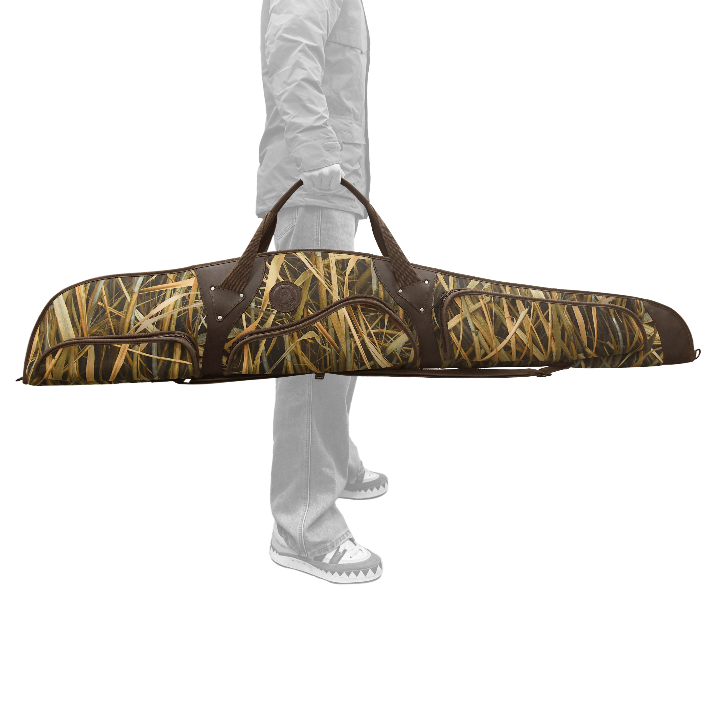 44" / 56" Soft Gun Case for Scoped Rifle & Shotgun, Camouflage Gun Storage Bag for Bolt-Action Rifles, Break-Action Shotguns