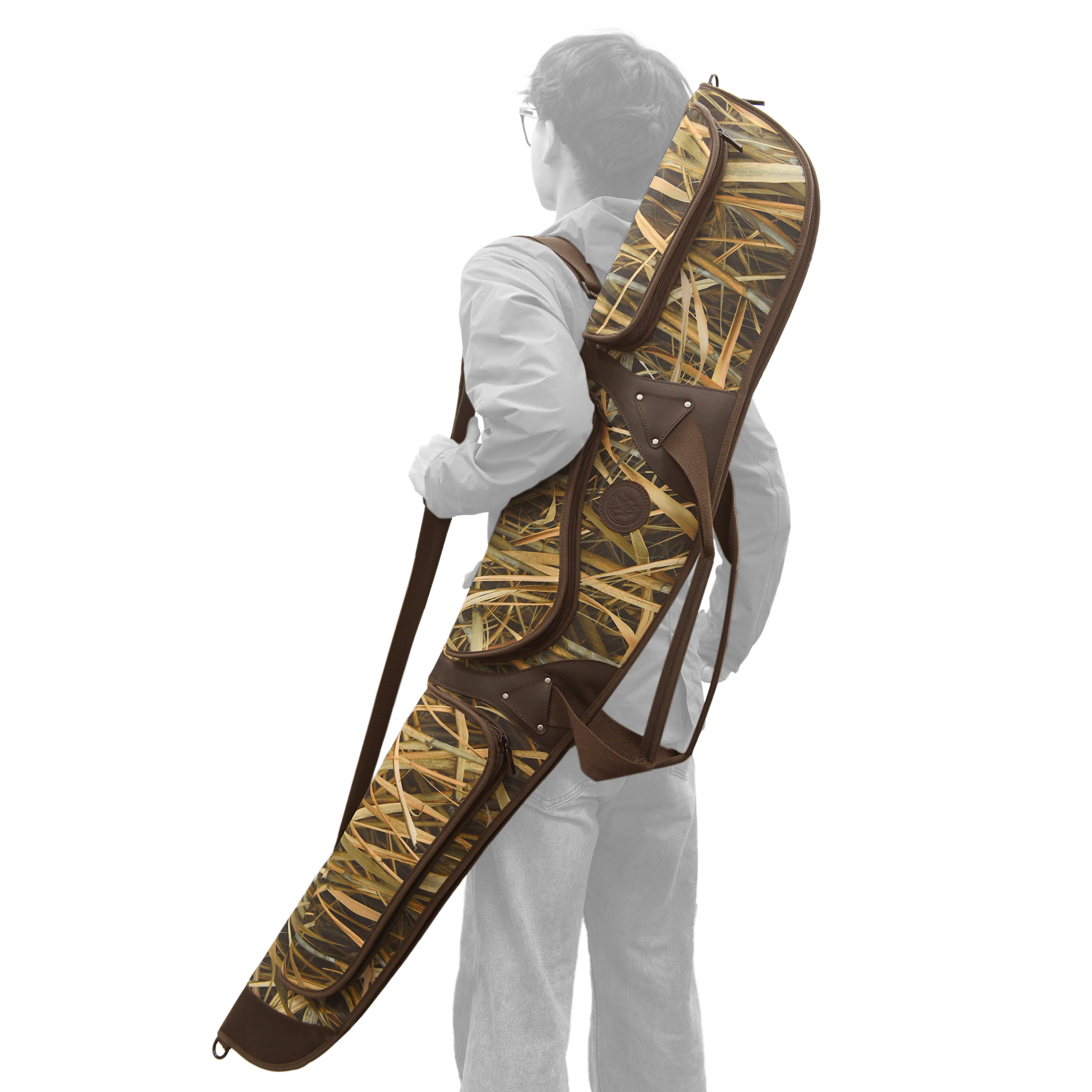 44" / 56" Soft Gun Case for Scoped Rifle & Shotgun, Camouflage Gun Storage Bag for Bolt-Action Rifles, Break-Action Shotguns