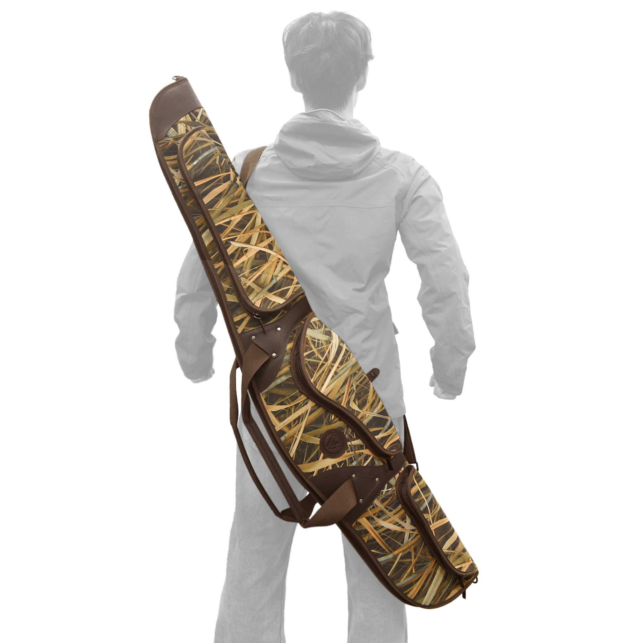 44" / 56" Soft Gun Case for Scoped Rifle & Shotgun, Camouflage Gun Storage Bag for Bolt-Action Rifles, Break-Action Shotguns