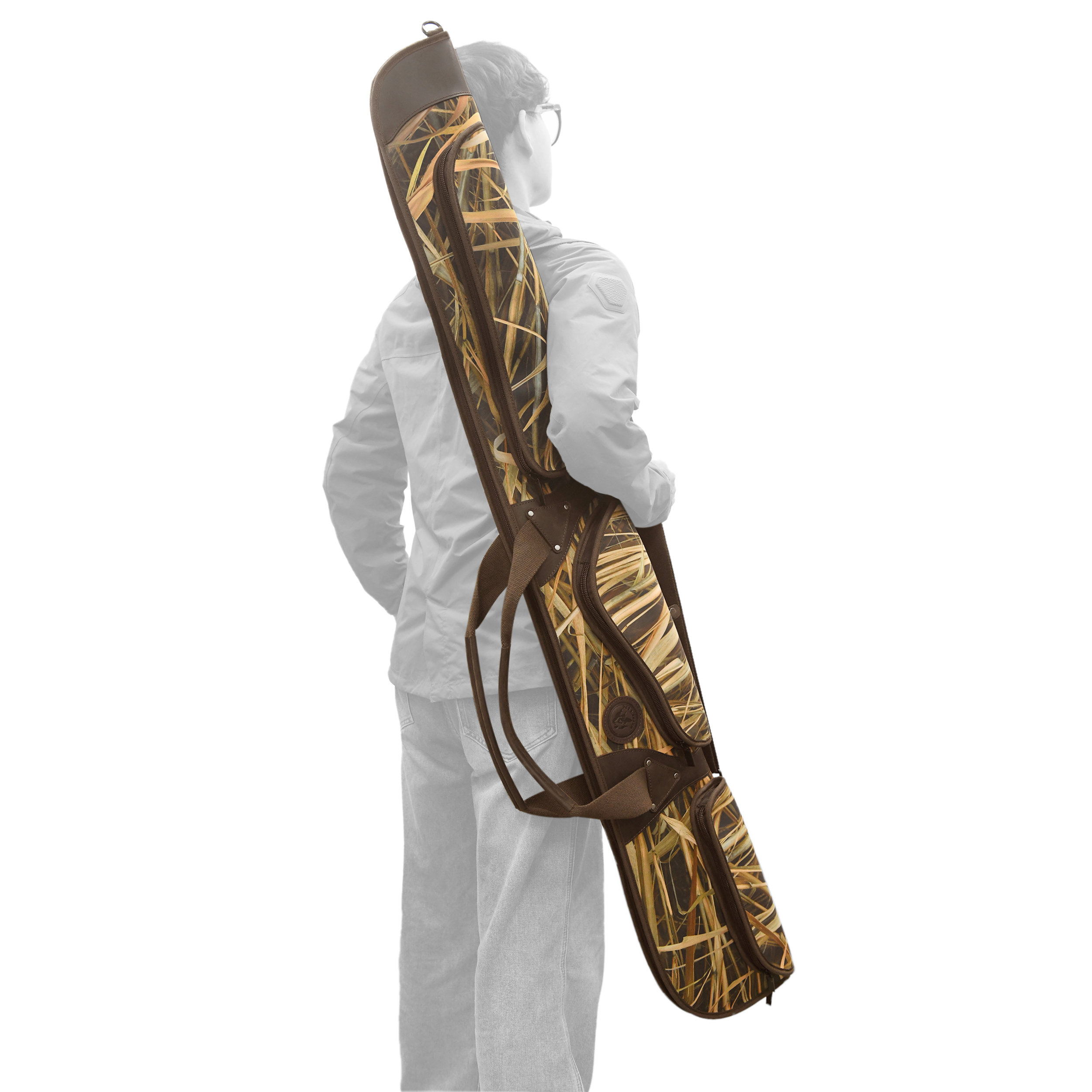 44" / 56" Soft Gun Case for Scoped Rifle & Shotgun, Camouflage Gun Storage Bag for Bolt-Action Rifles, Break-Action Shotguns